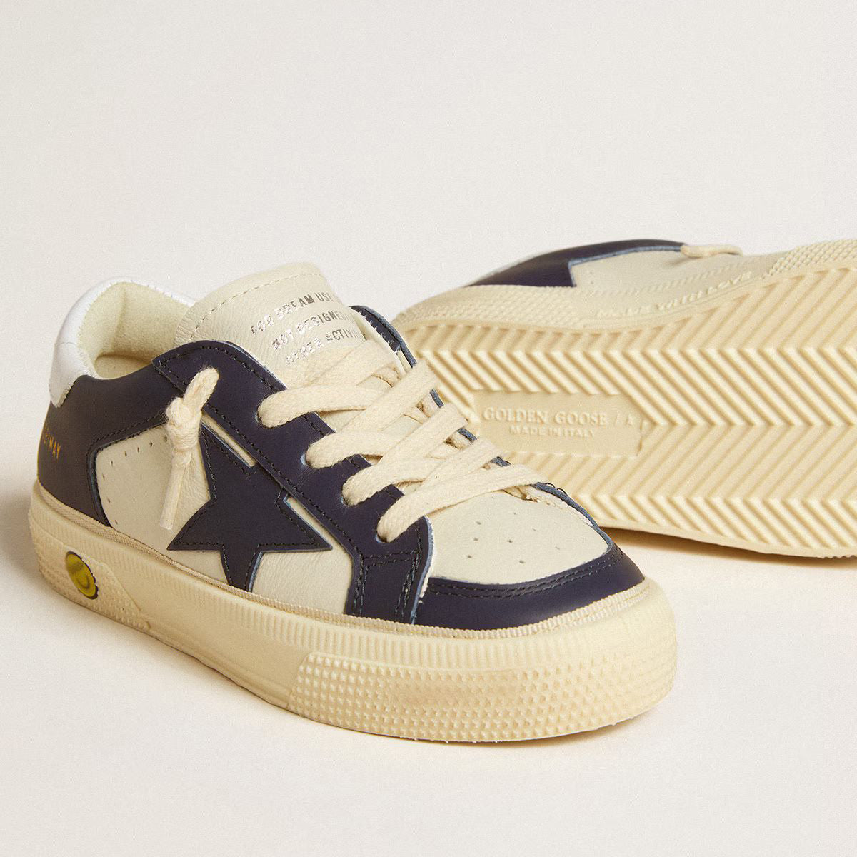 Boys & Girls Dark Blue"MAY"Shoes