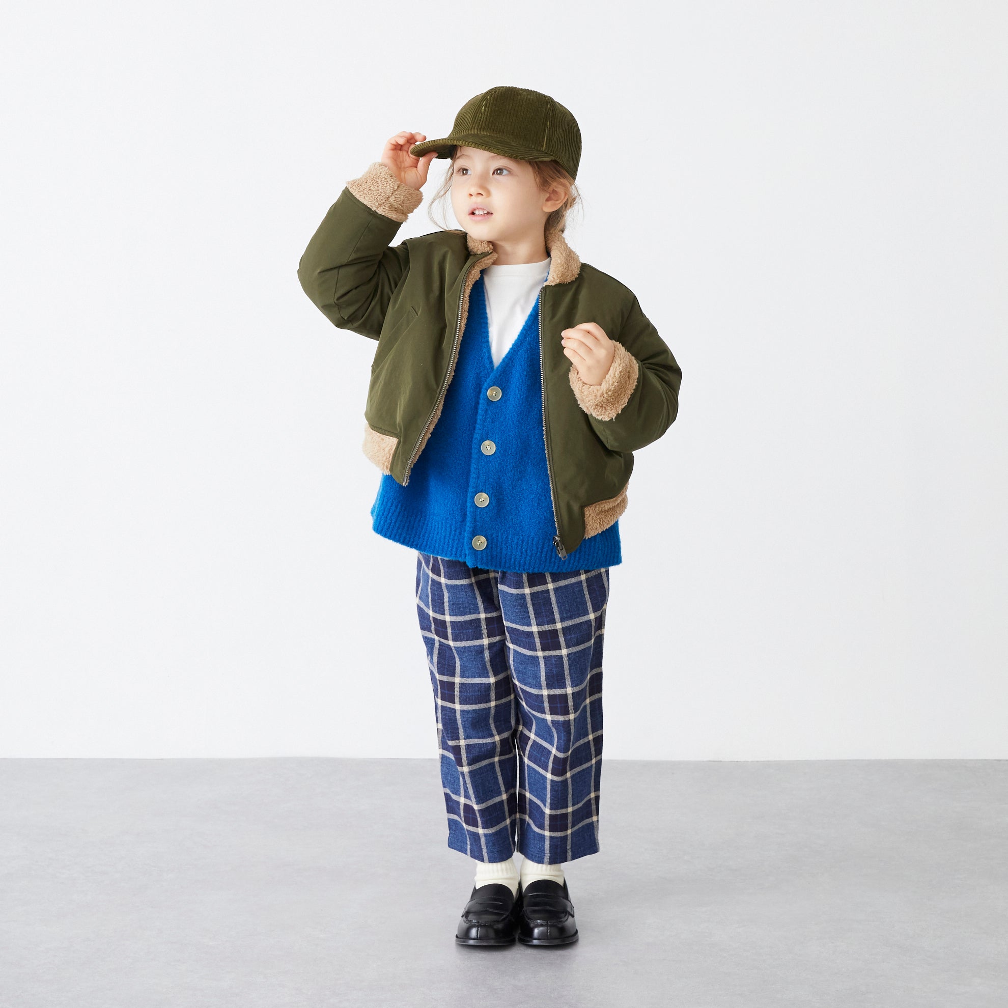 Boys & Girls Olive Reversible Jacket