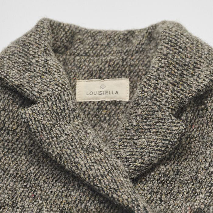 Manteau matelassé en laine kaki pour fille