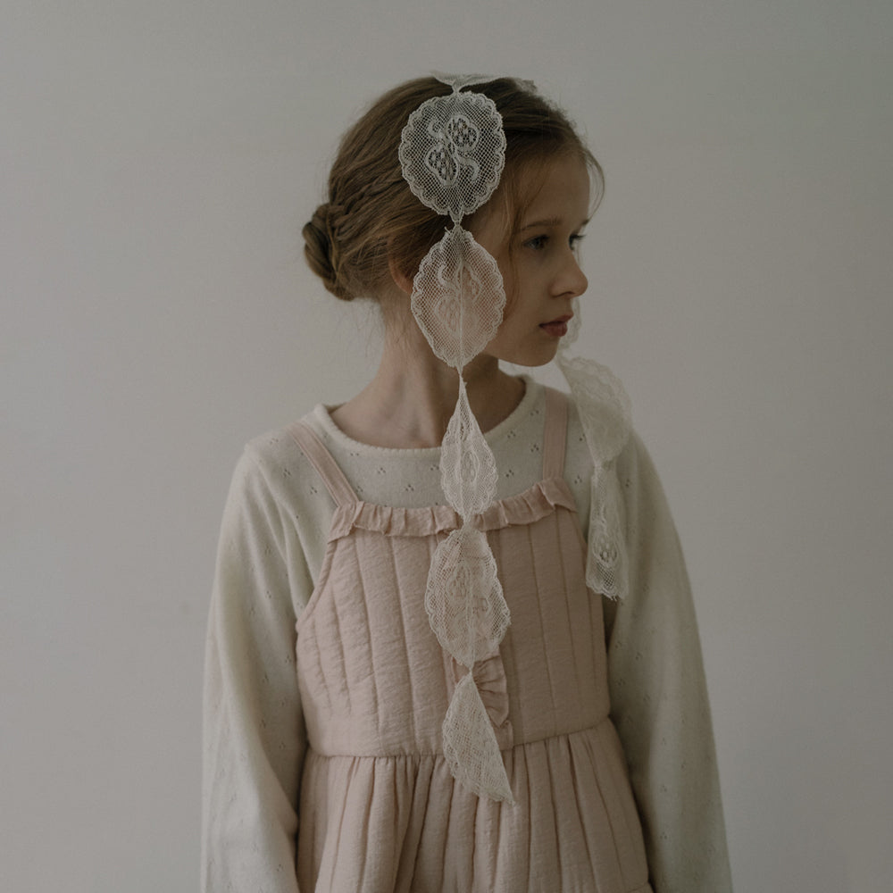 Robe rembourrée rose pour fille