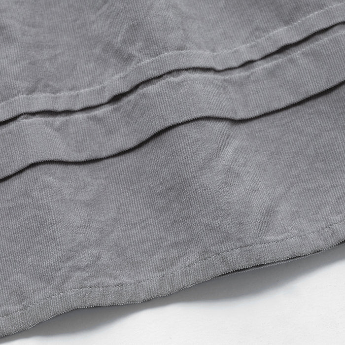 Robe Fille Velours Côtelé Bleu