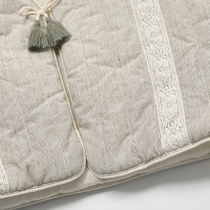 Gilet matelassé crème pour fille