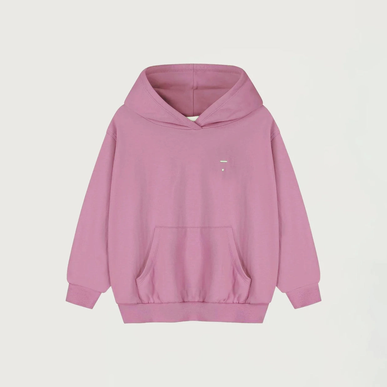 Boys & Girls Pink Hooded Cotton Sweatshirt