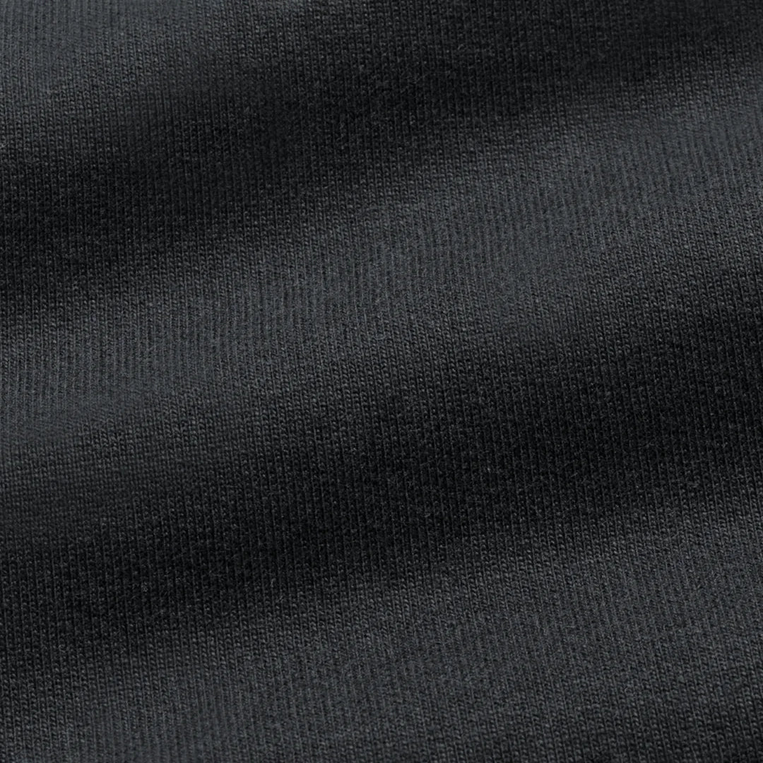 Boys & Girls Black Cotton Zip-Up Top