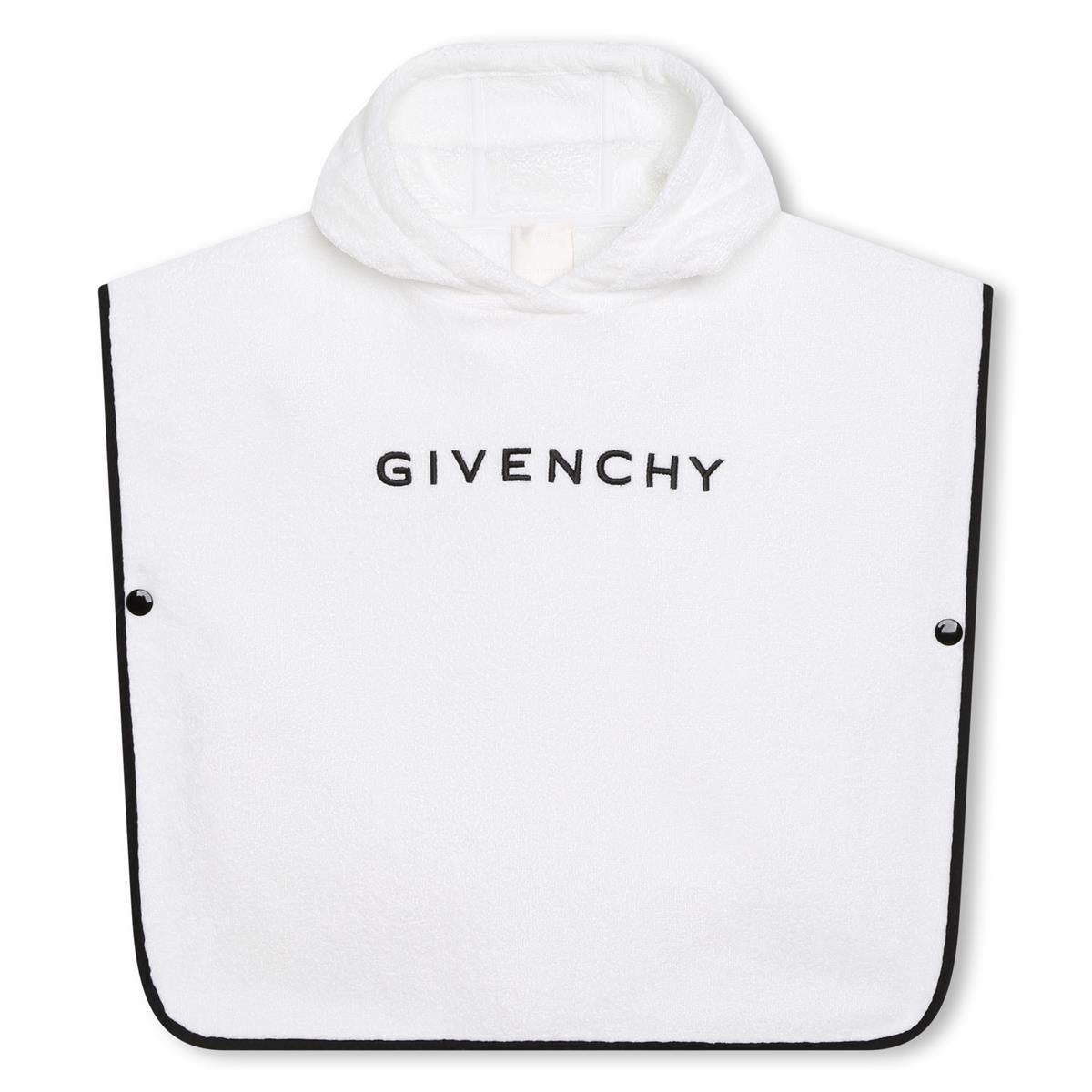 Boys White Logo Bath Towel