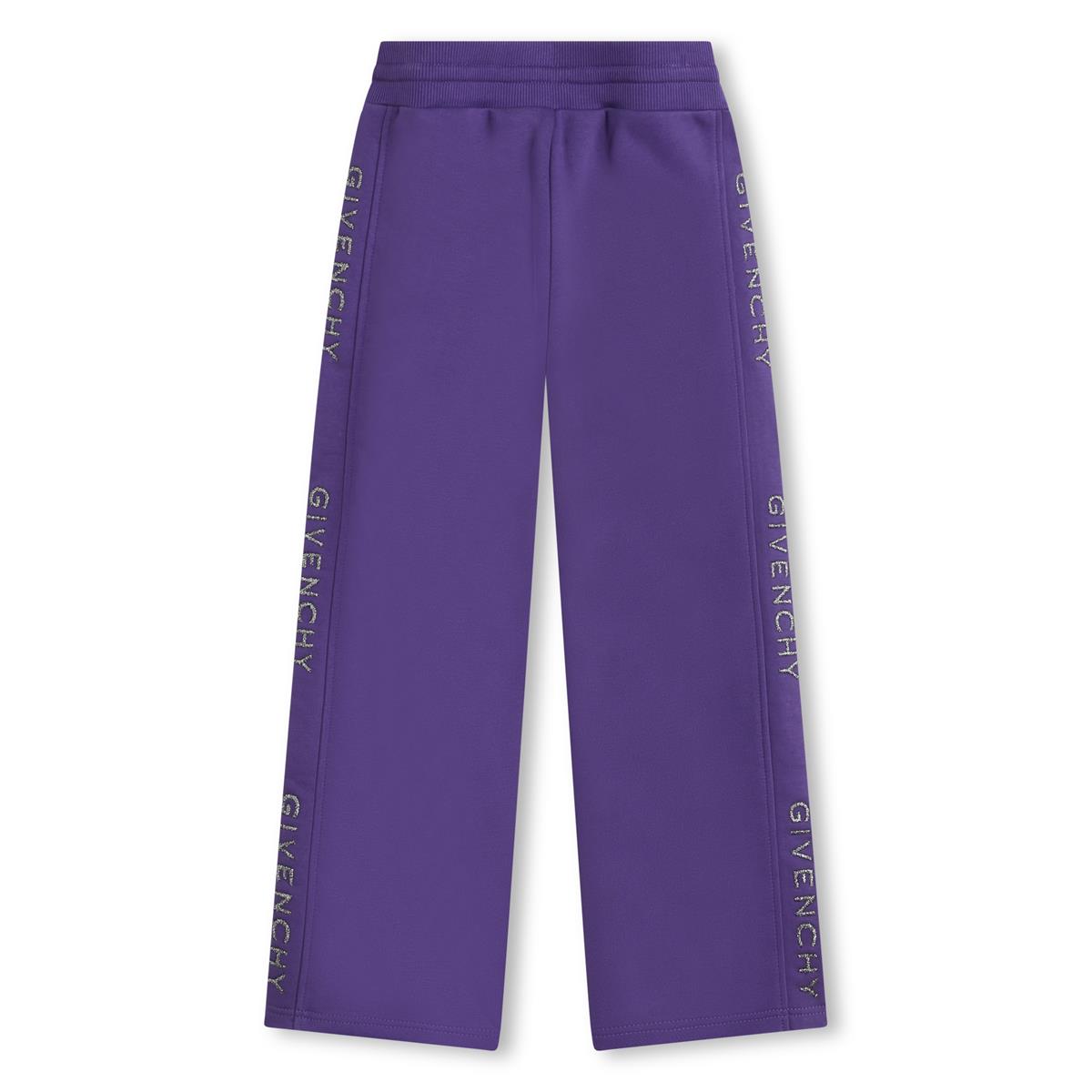 Boys Violet Logo Trousers
