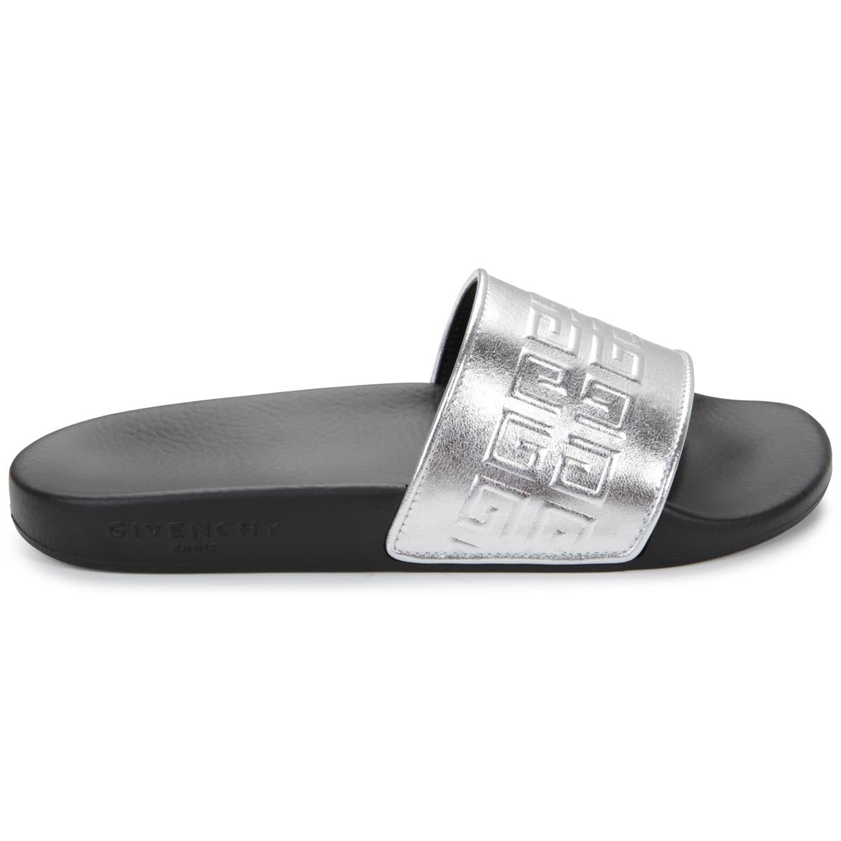 Boys & Girls Silver Logo Sandals