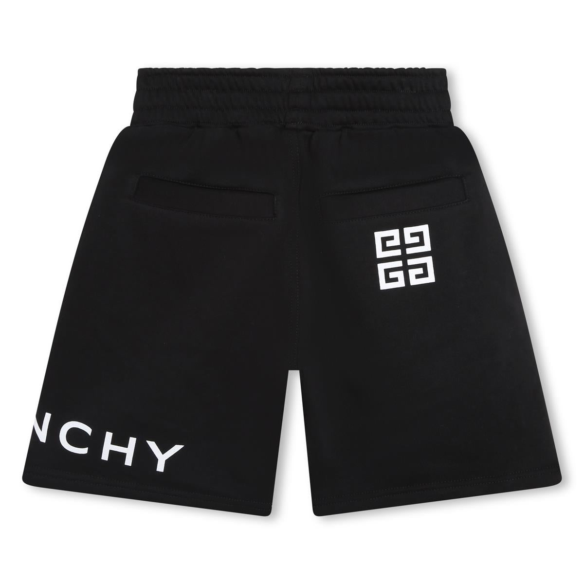 Boys Black Logo Shorts