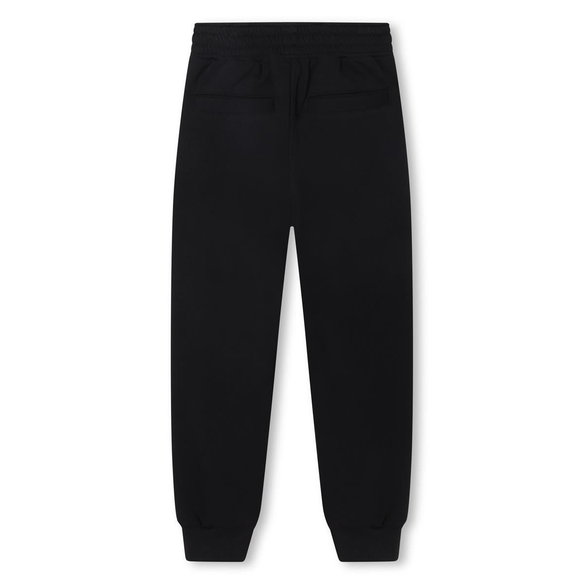 Boys Black Logo Trousers