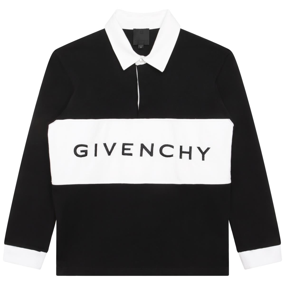 Boys Black Logo Cotton T-Shirt