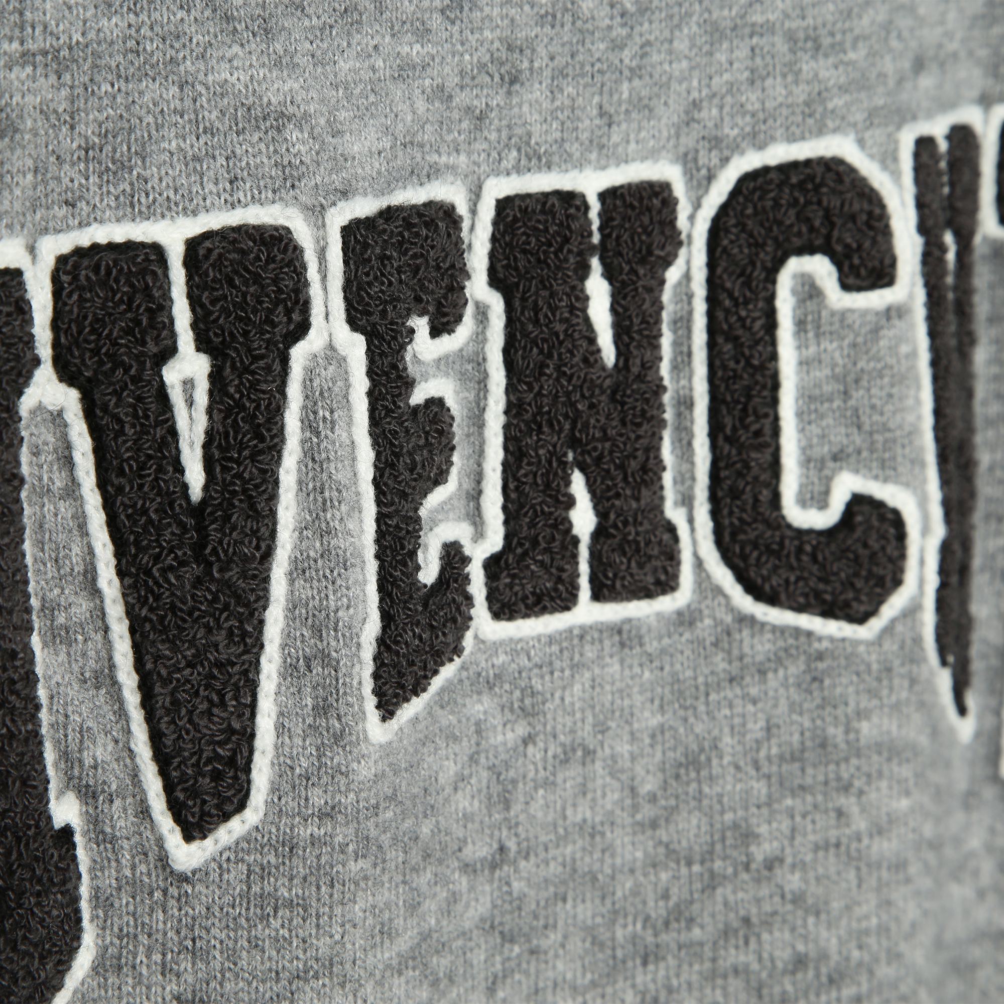 Boys Grey Logo Wool Sweater
