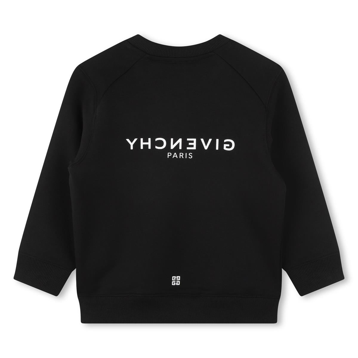 Boys Black Logo Sweatshirt