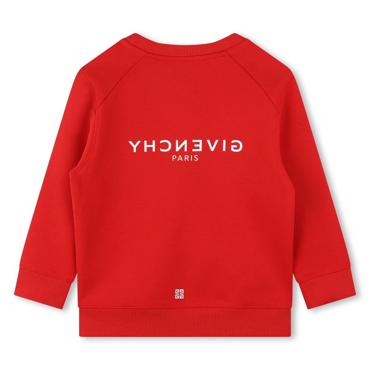 Boys Red Logo Sweatshirt