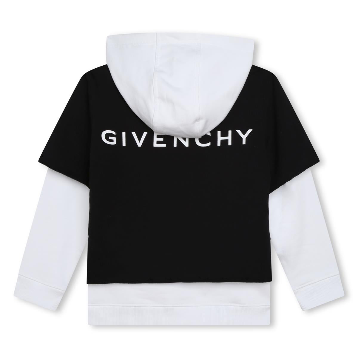 Boys Black Hooded Sweatshirt