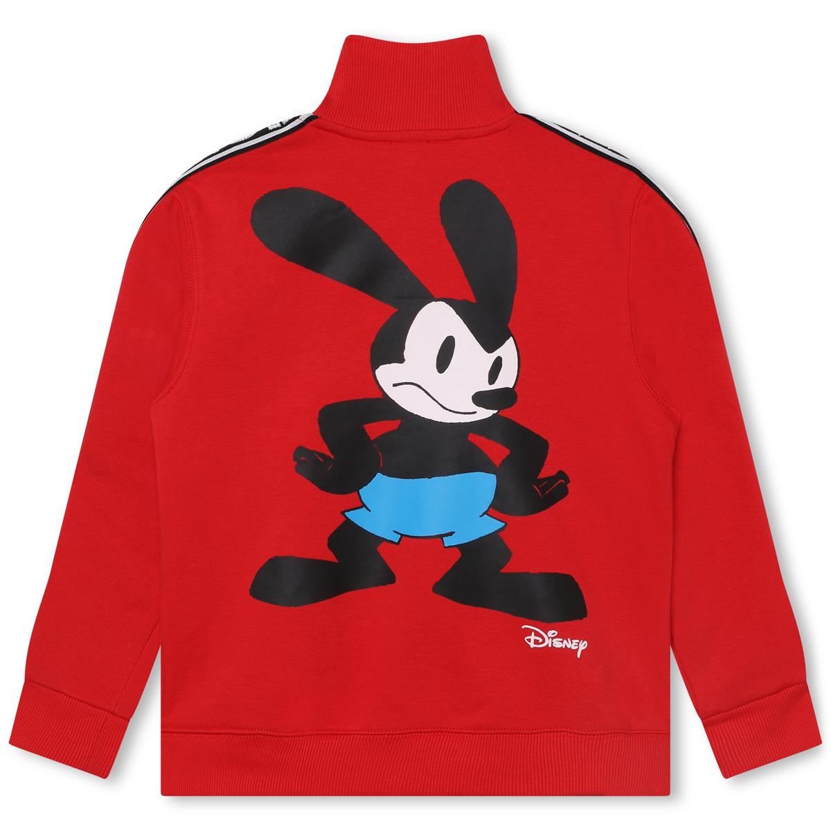 Boys Red Logo Zip-Up Top