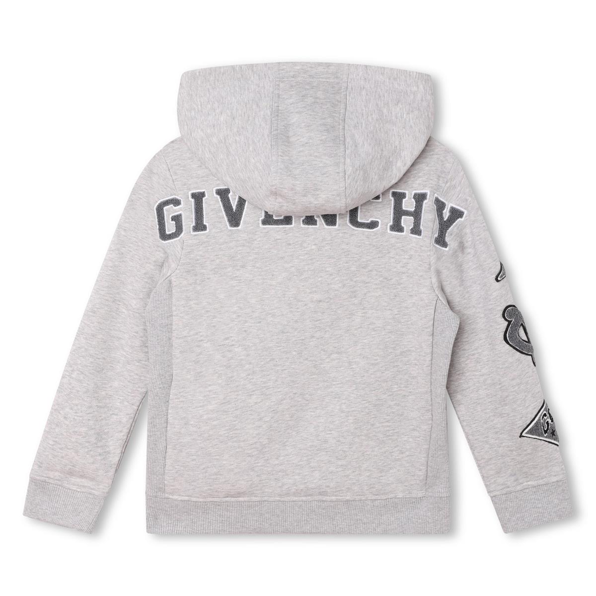 Boys Grey Zip-Up Top