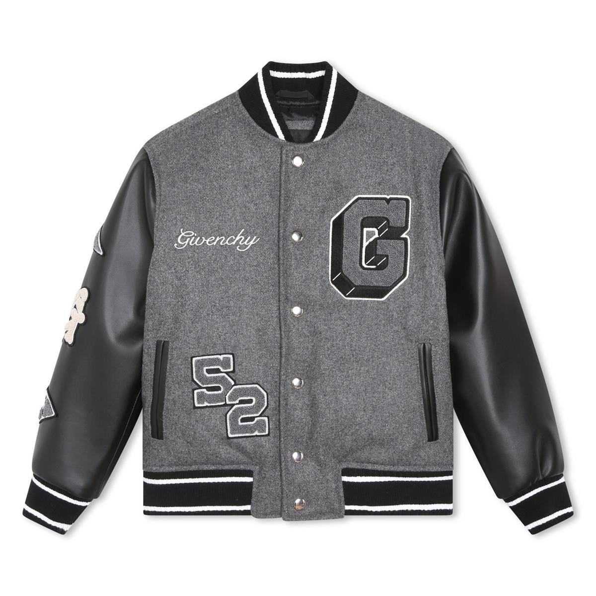 Boys Grey Wool Jacket
