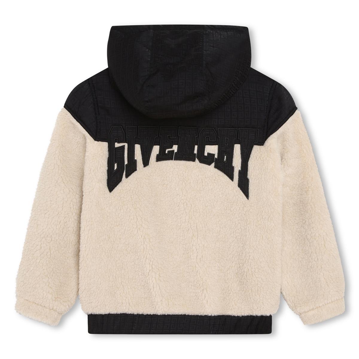 Boys White Zip-Up Jacket