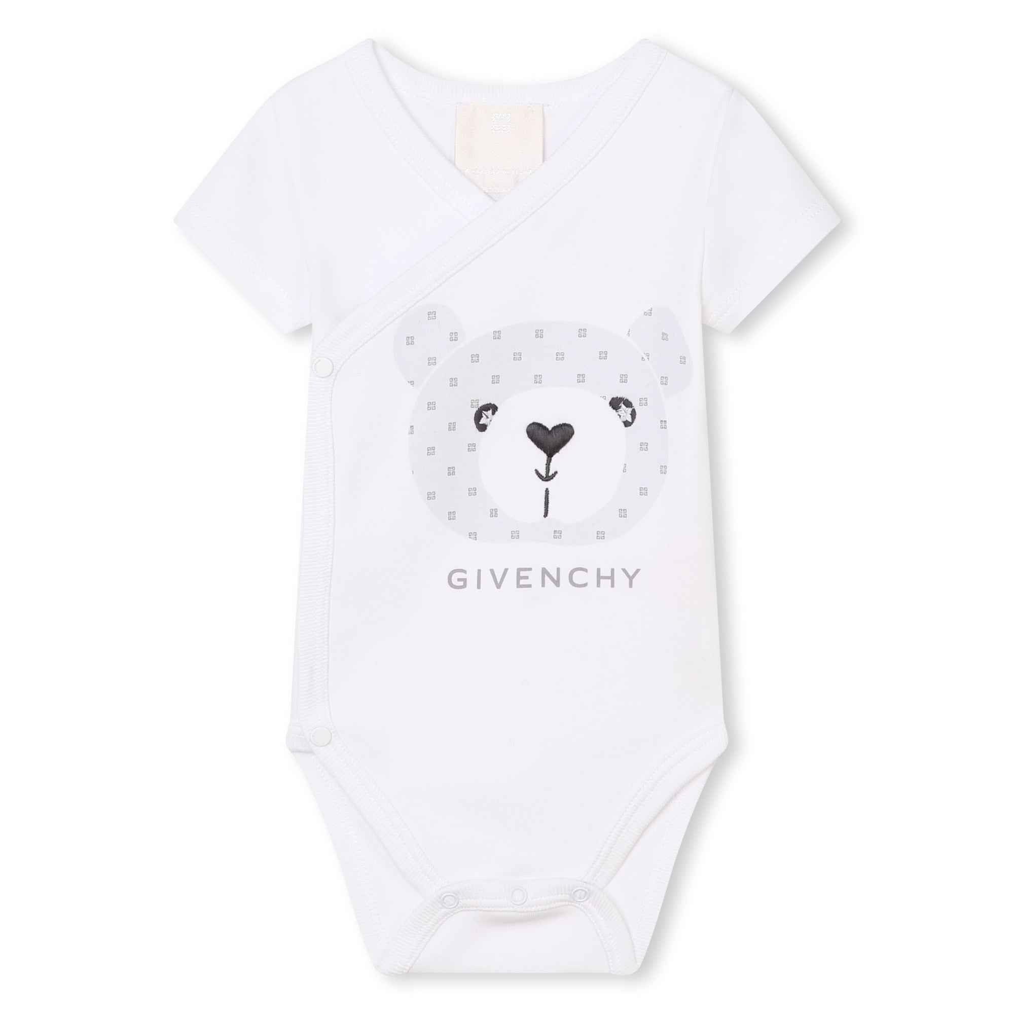 Baby Boys & Girls White Cotton Babysuit Set(2 Pack)
