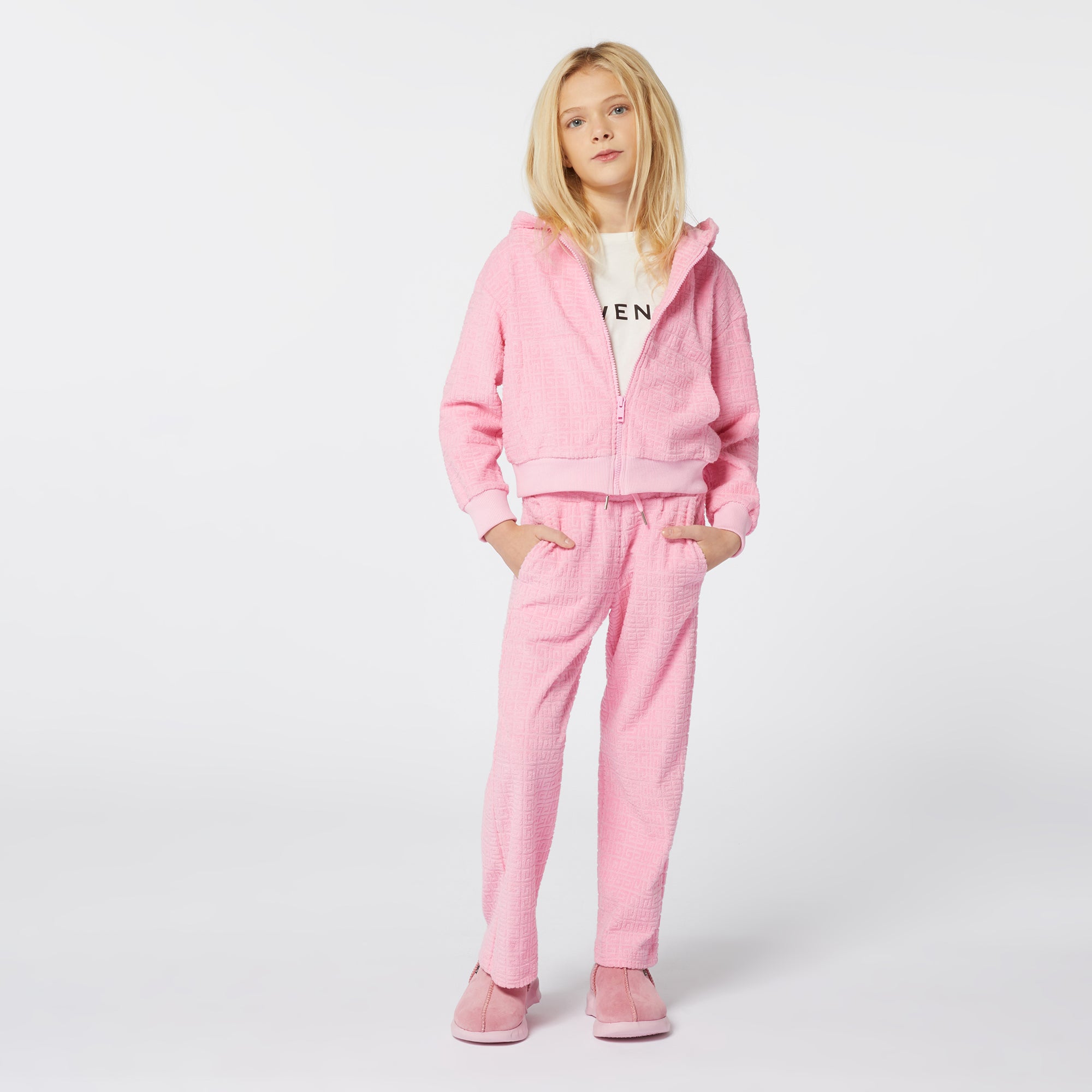 Girls Pink Cotton Set