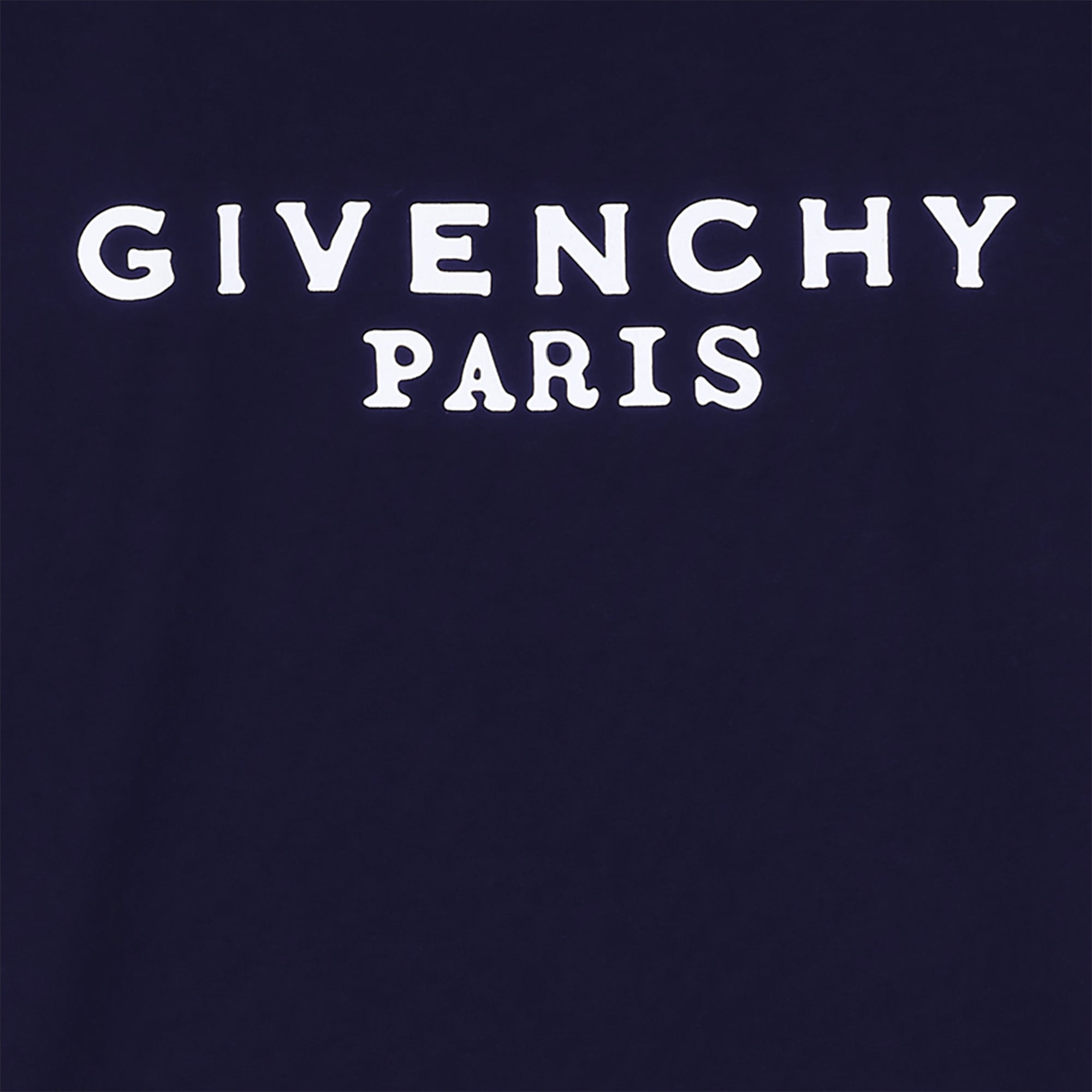 Boys & Girls Dark Blue Logo Cotton T-Shirt