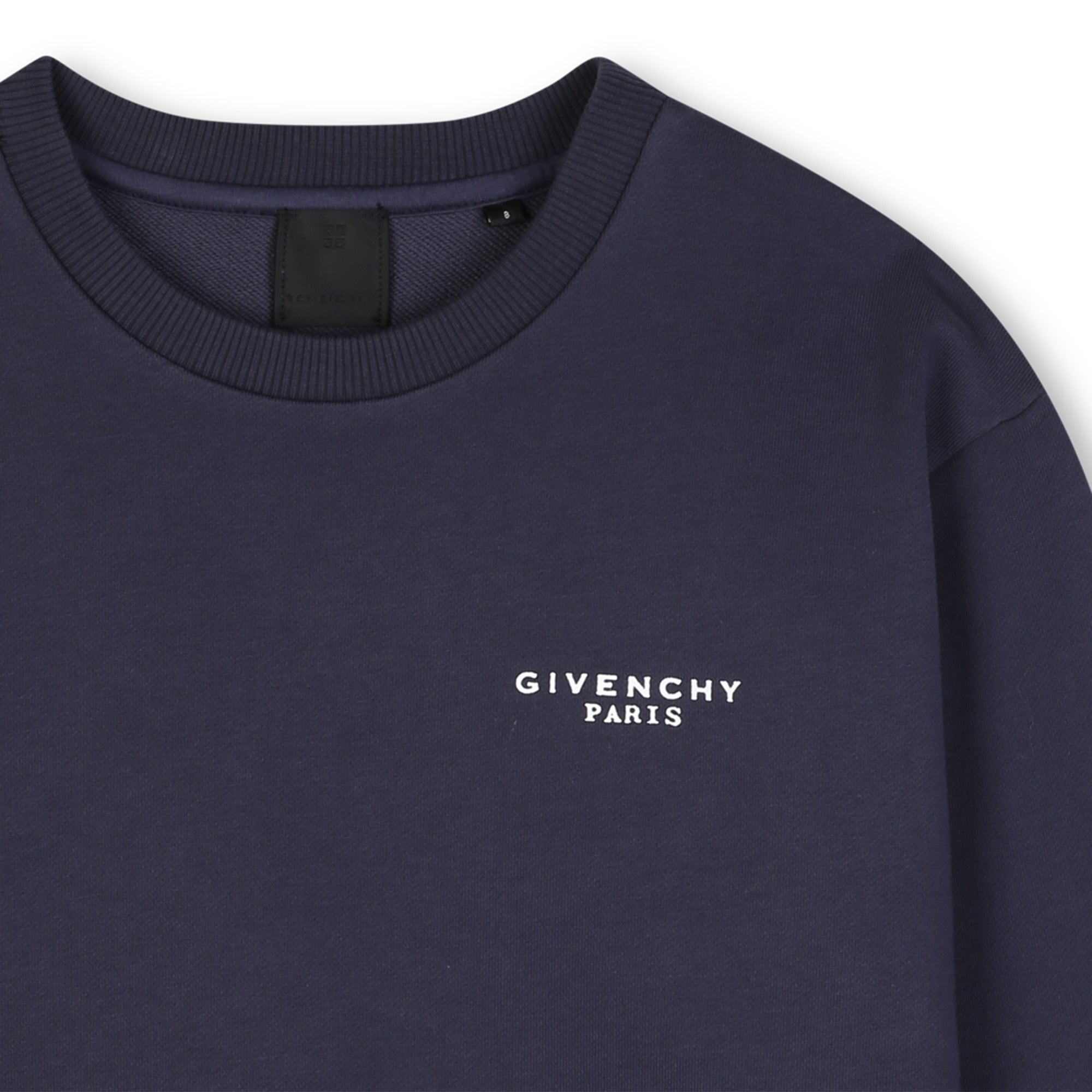 Boys & Girls Dark Blue Cotton Sweatshirt