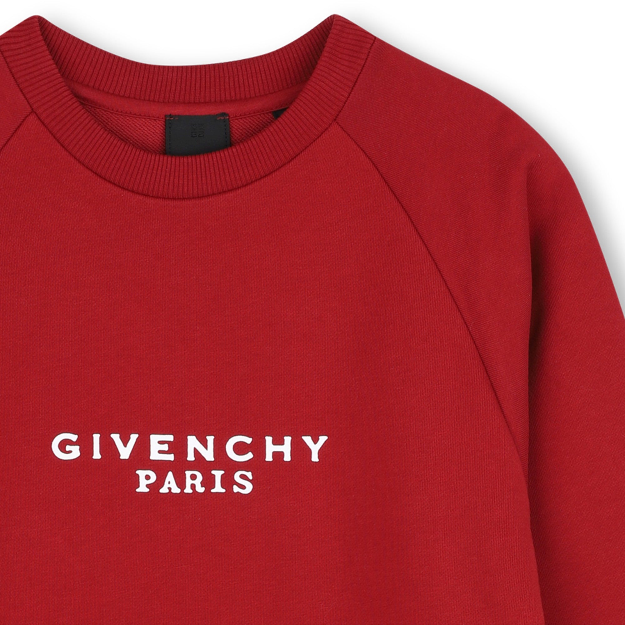 Girls Red Logo Cotton Dress