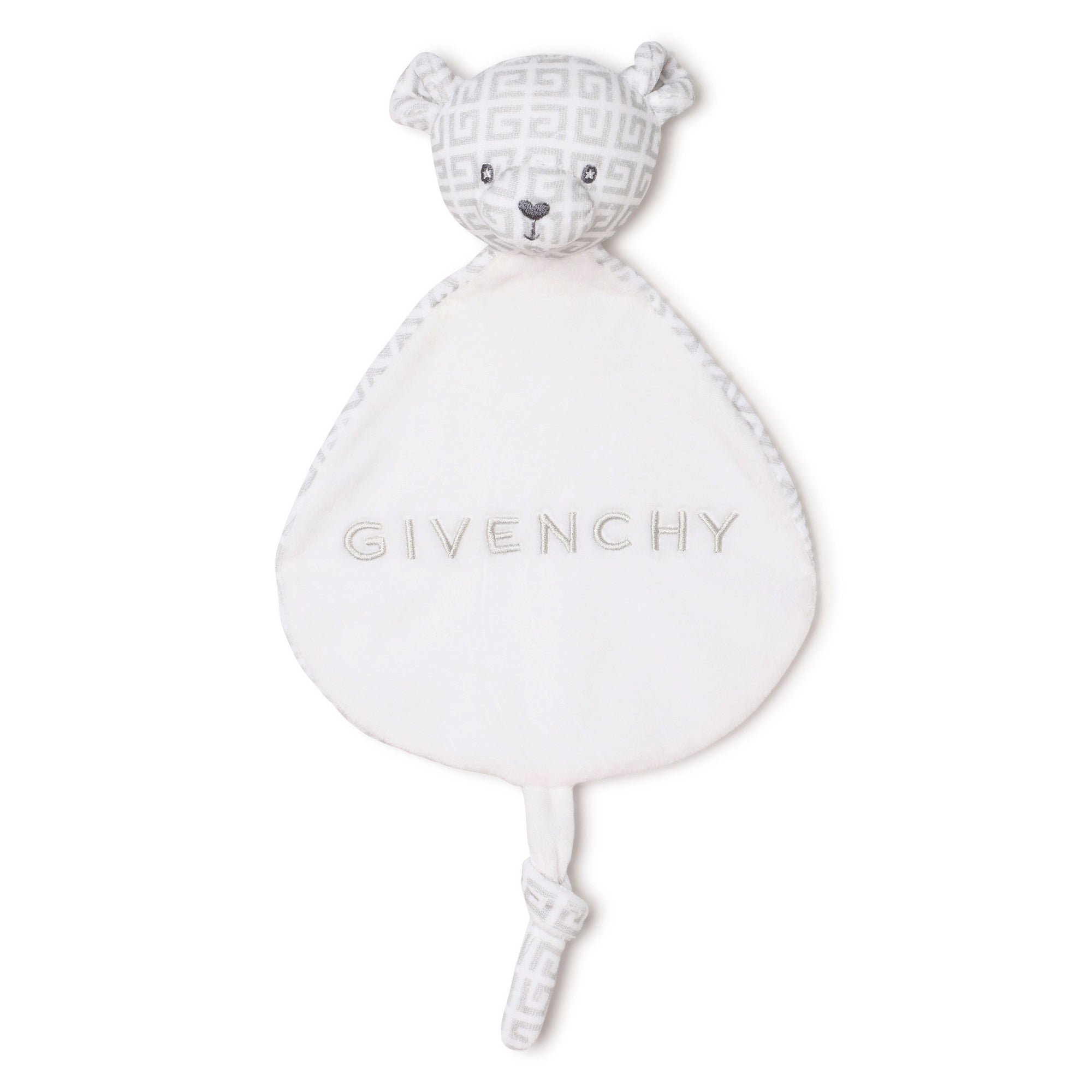 Baby Boys & Girls White Logo Cotton Babysuit Set