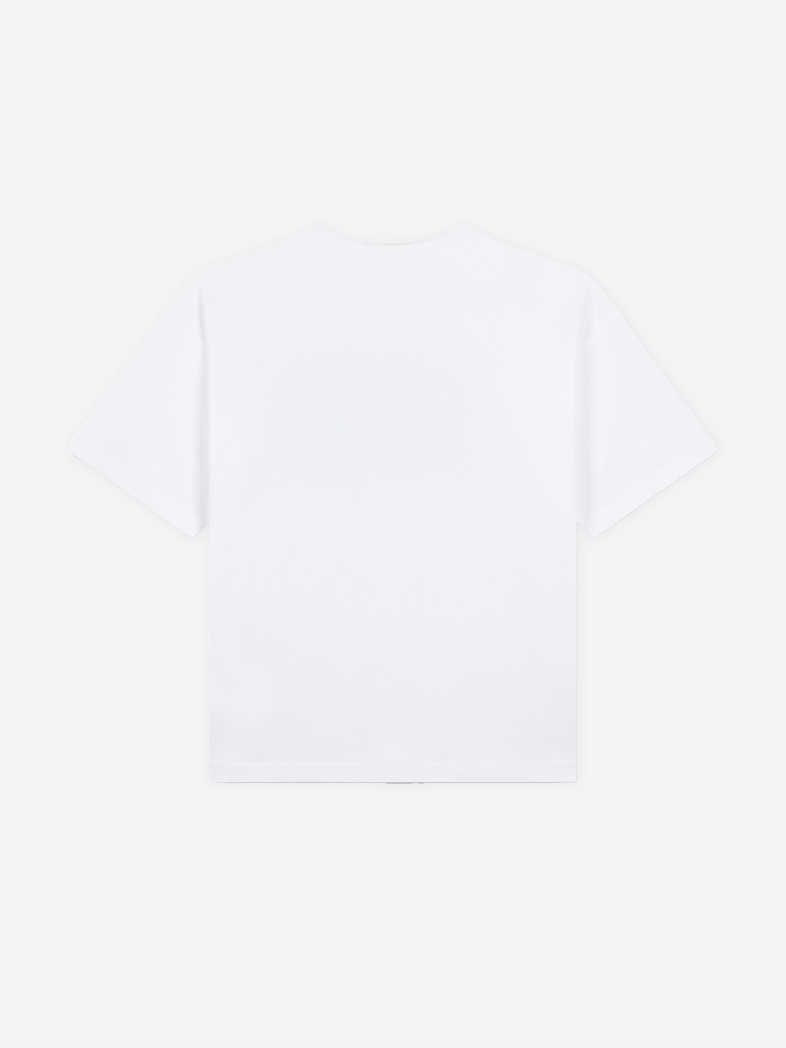 Hugo Boys Logo Print T-Shirt in White