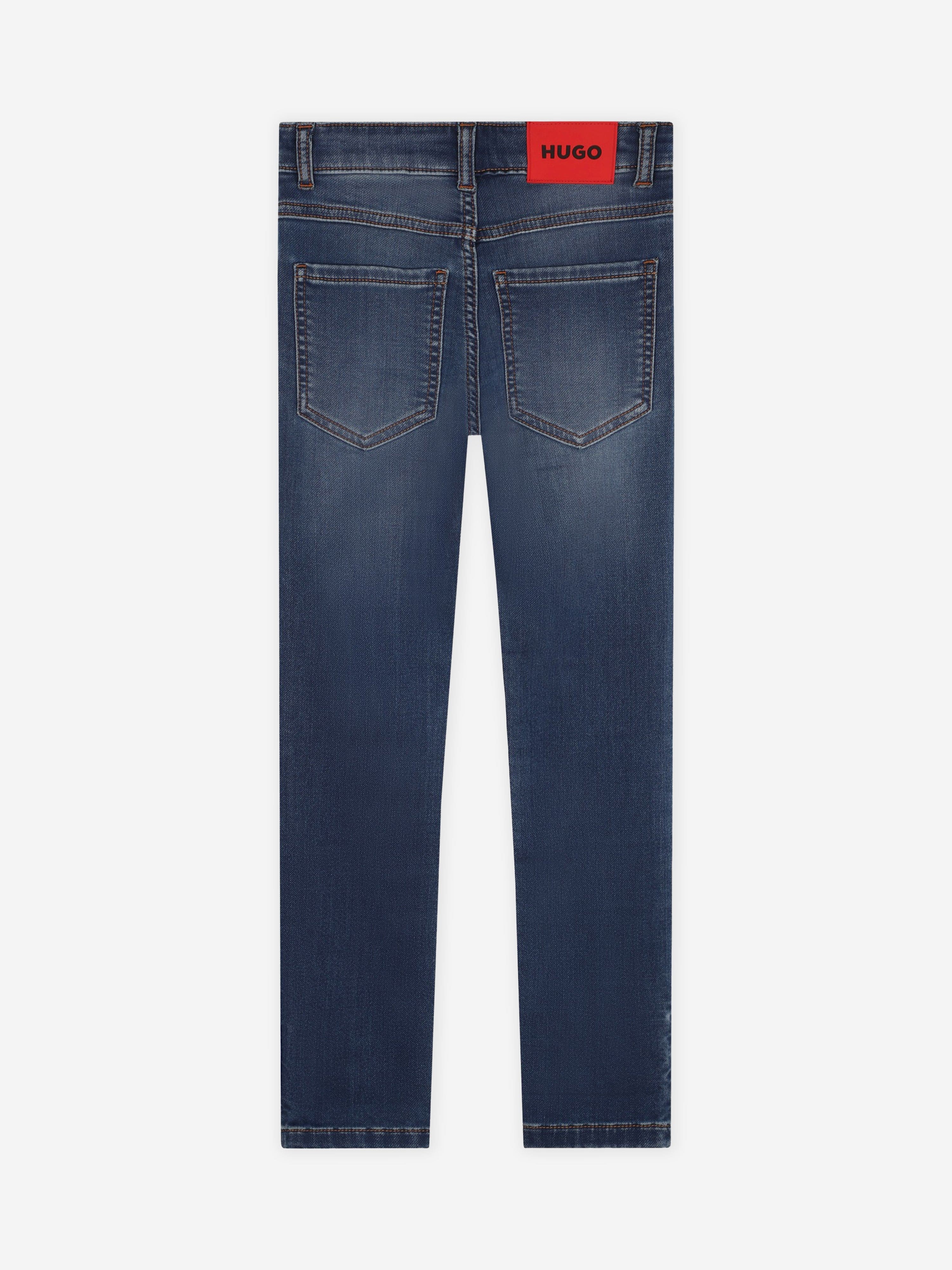 Hugo Boys Slim Fit Jeans in Blue