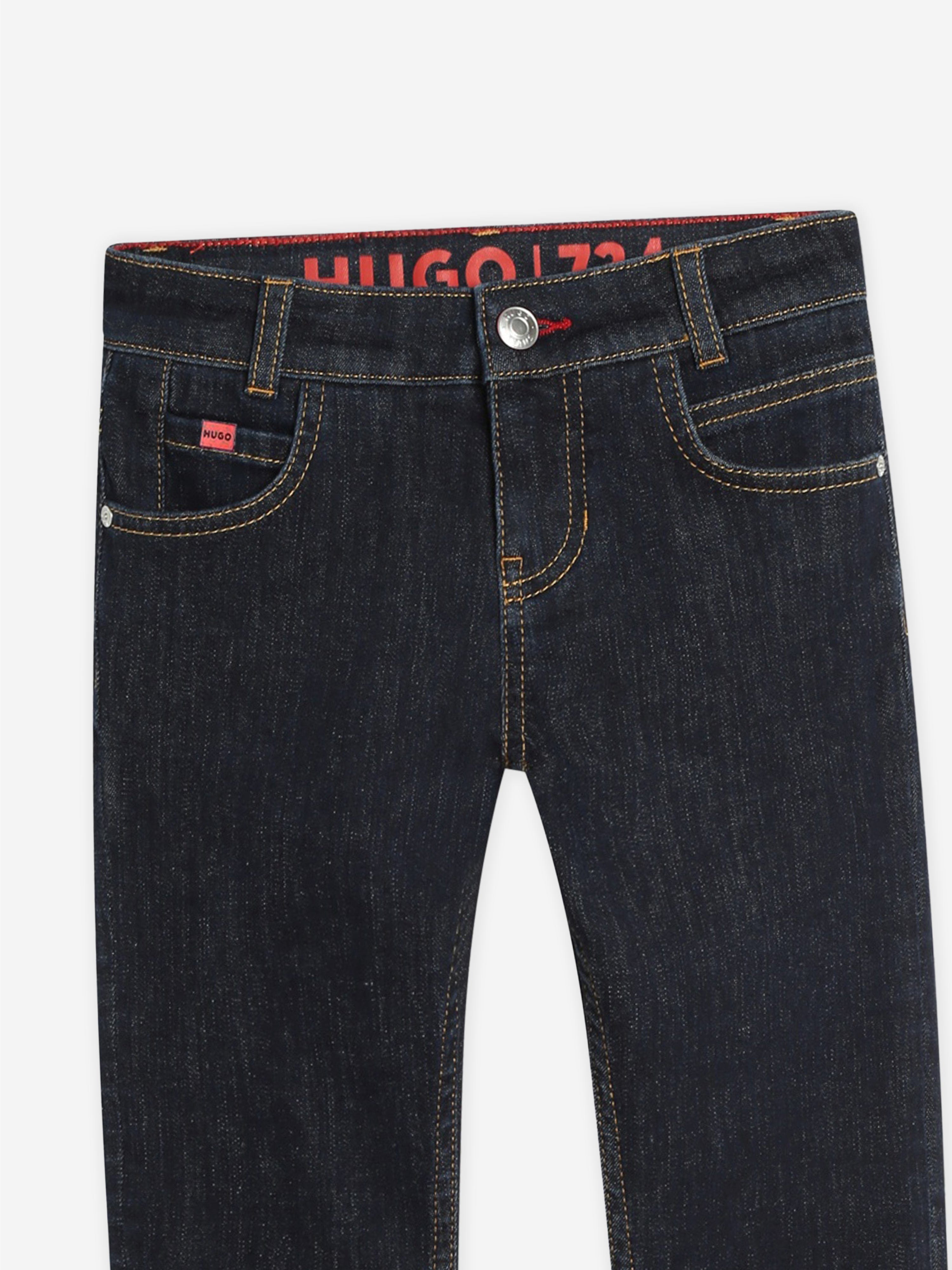 Hugo Boys Skinny Fit Jeans in Blue