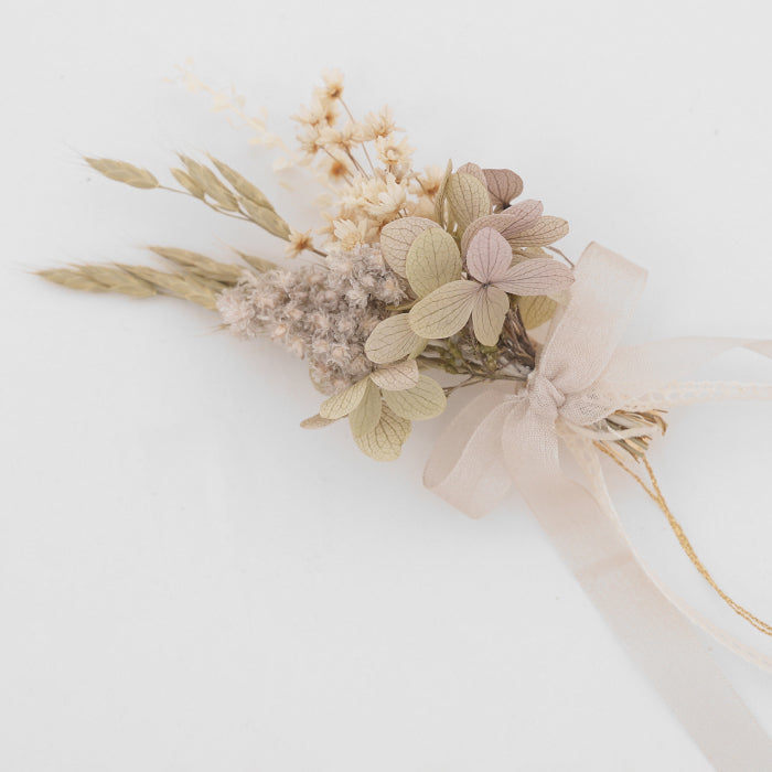 Barrette fleur crème pour filles