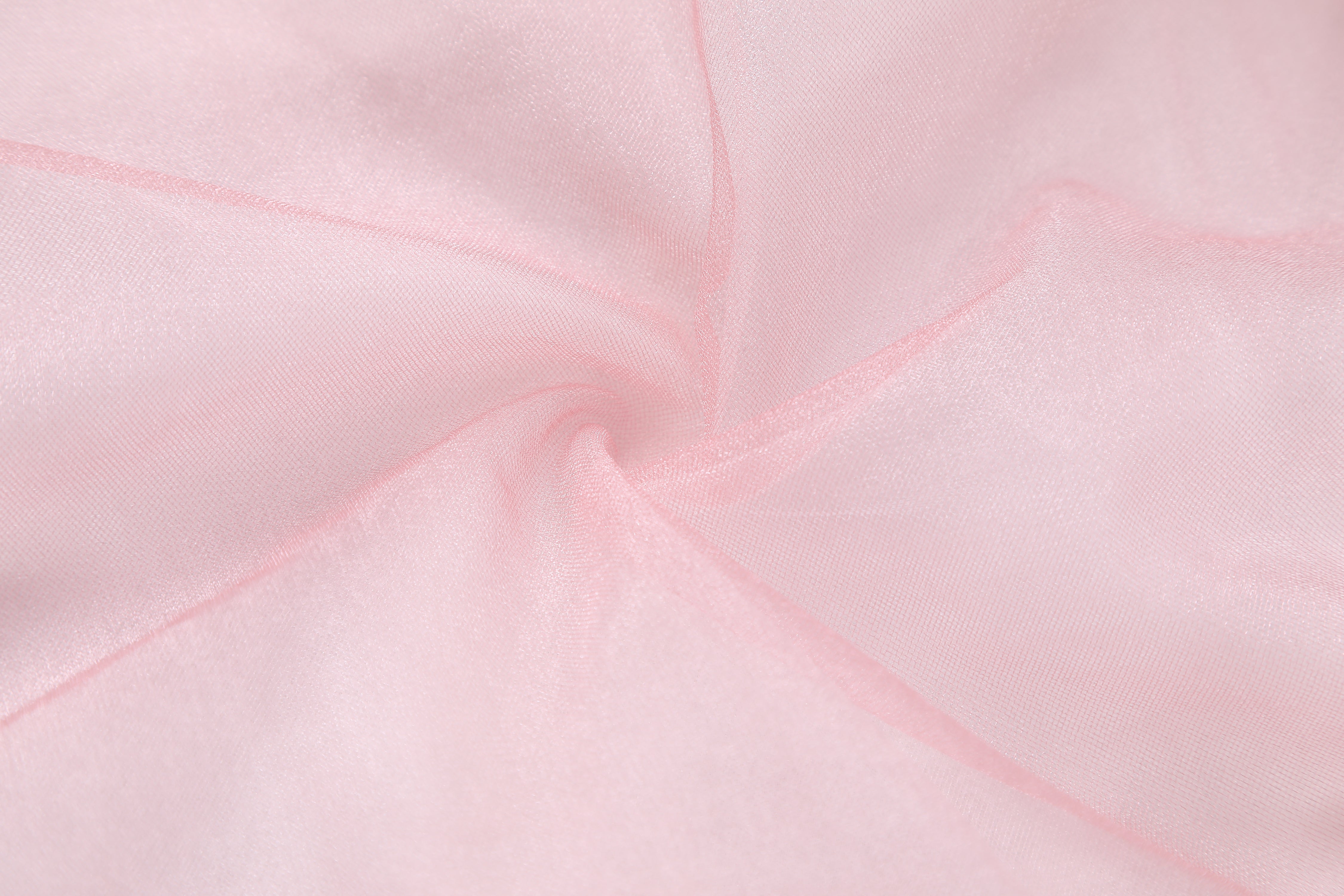 女童檀粉色瓷形纱袖礼服裙