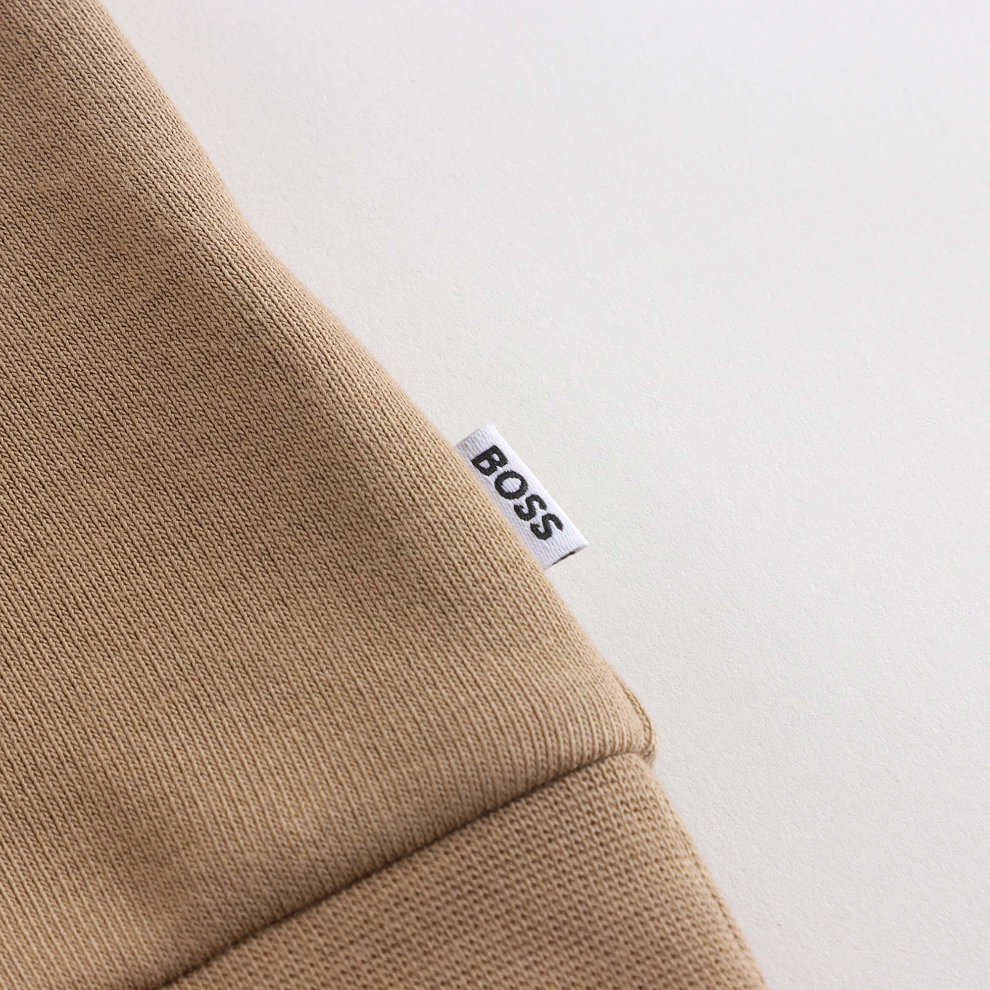 Boys Camel Cotton Sweatshirt