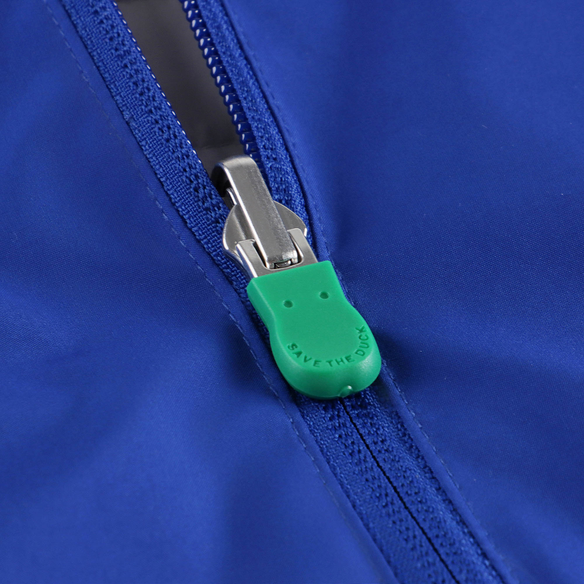 Boys & Girls Blue Hooded Reversible Padded Jacket