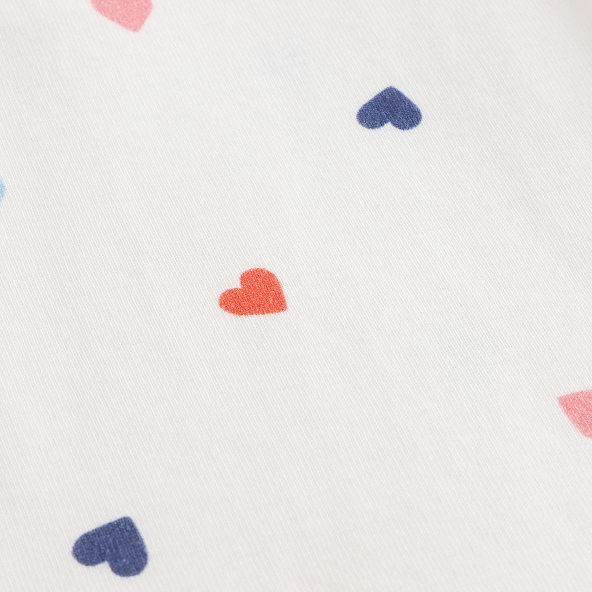 Baby Boys & Girls Multicolor Heart Cotton Babysuit