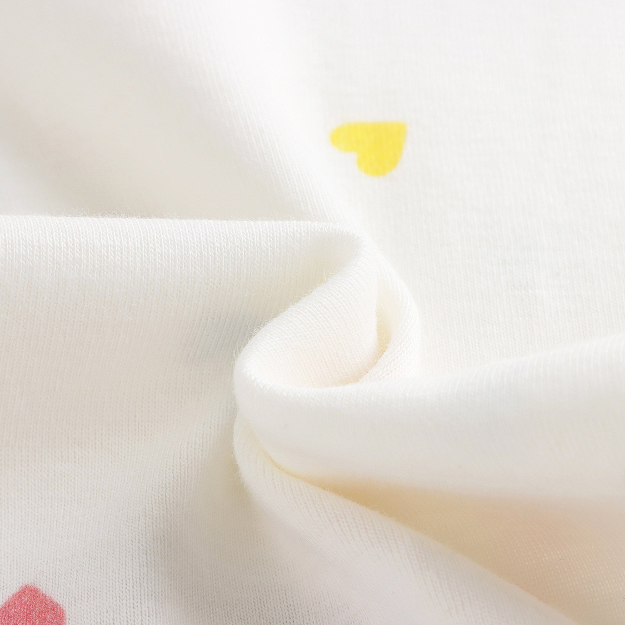 Baby Boys & Girls Multicolor Heart Cotton Babysuit