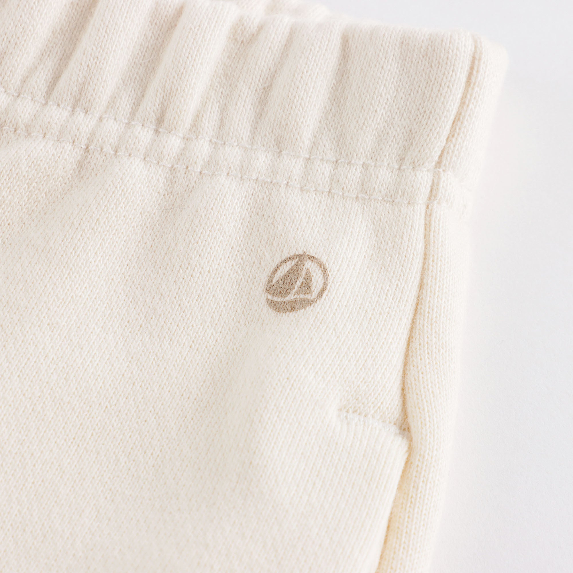 Baby Boys & Girls White Cotton Trousers