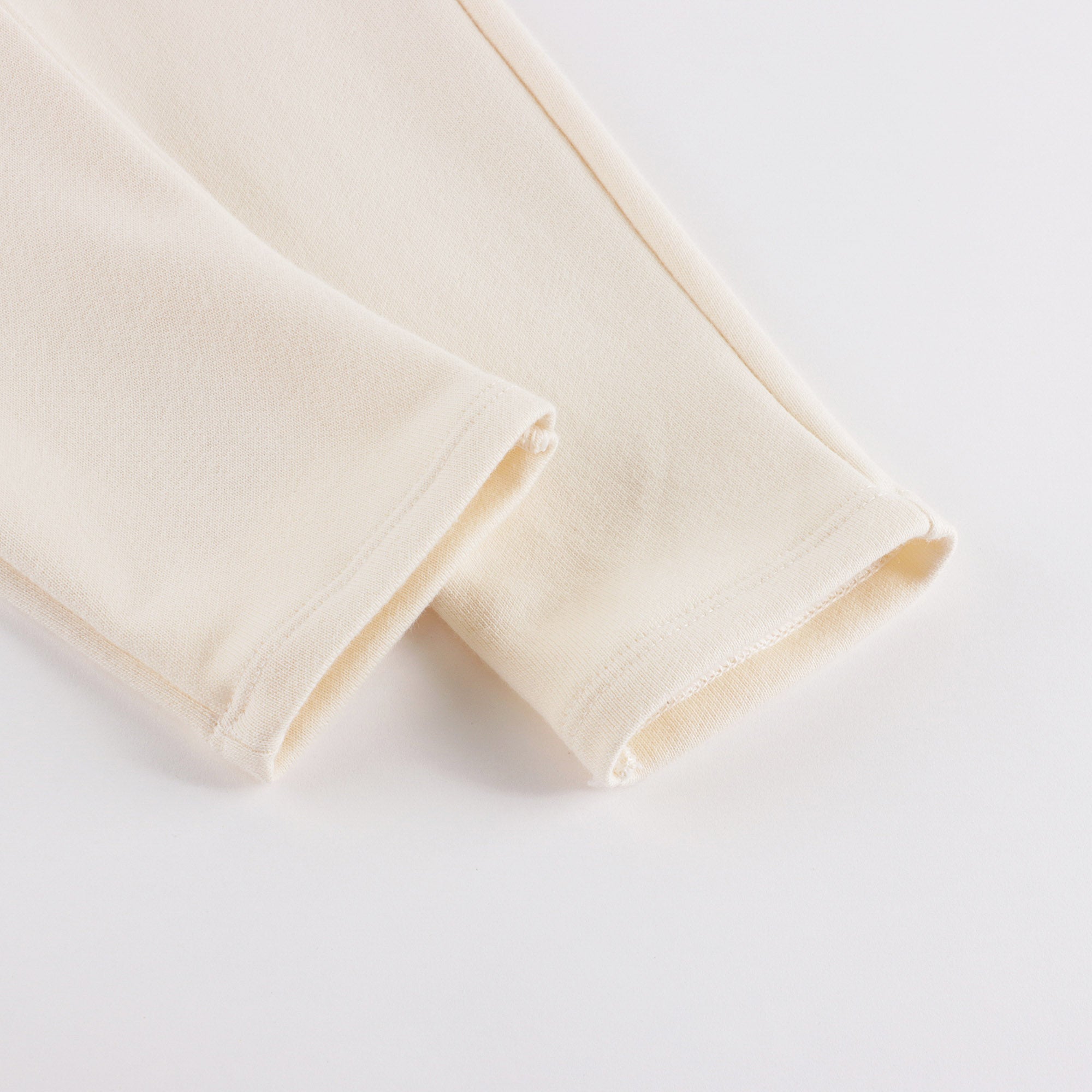 Baby Boys & Girls White Cotton Trousers