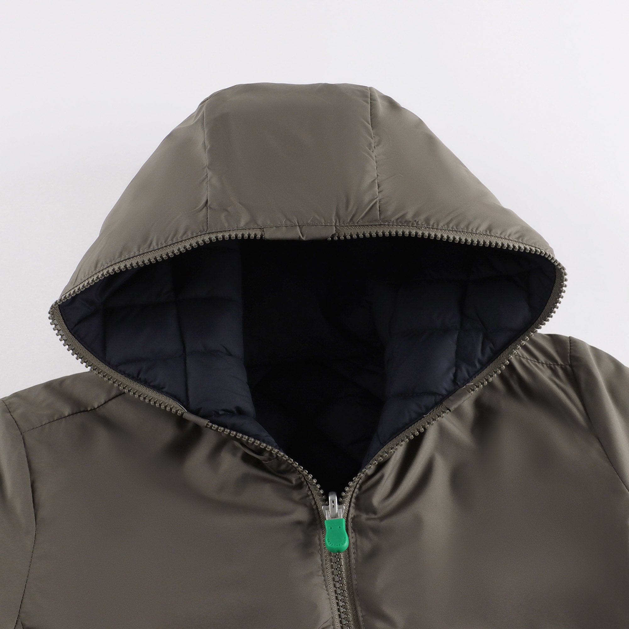 Boys & Girls Khaki Reversible Padded Jacket