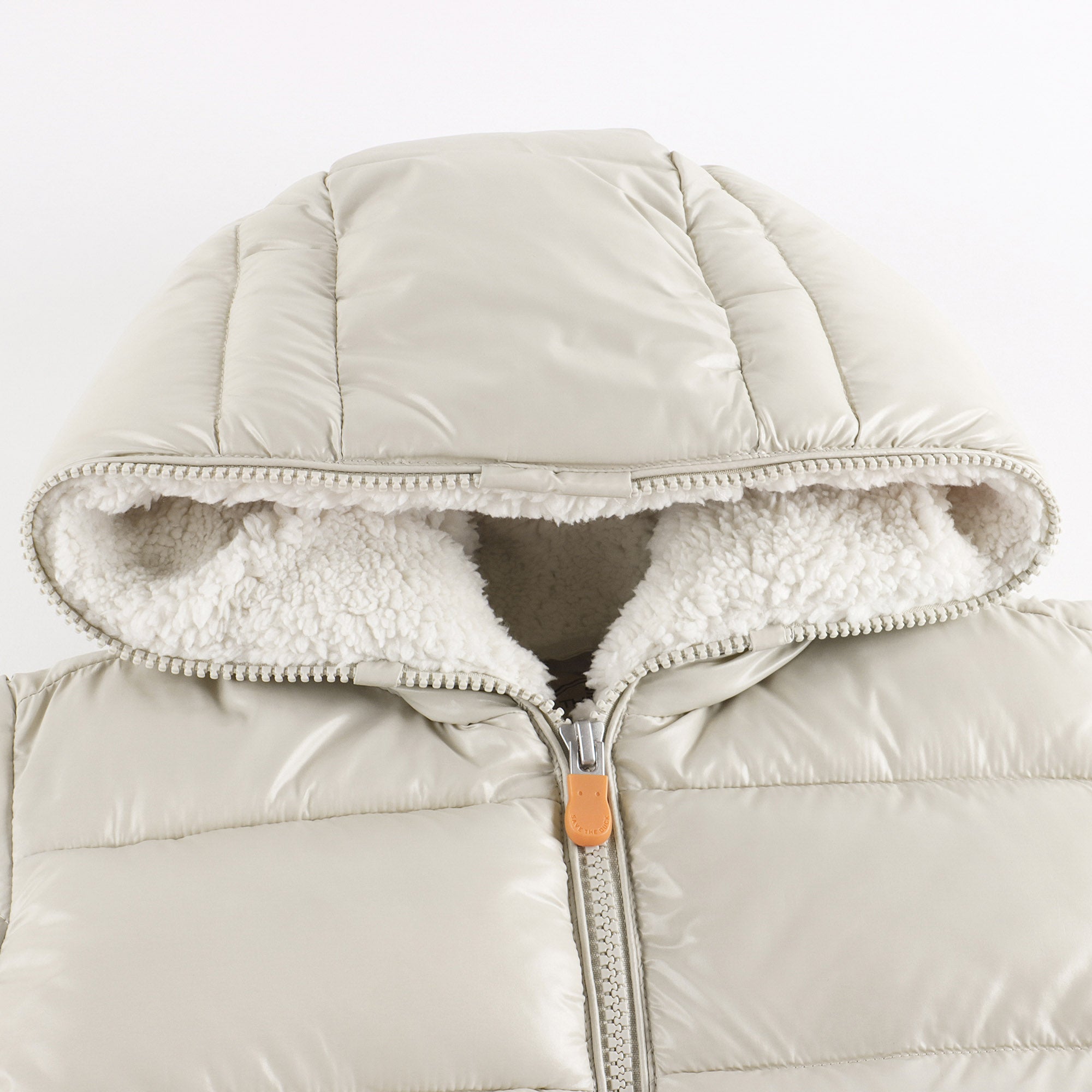 Boys & Girls Beige Padded Jacket