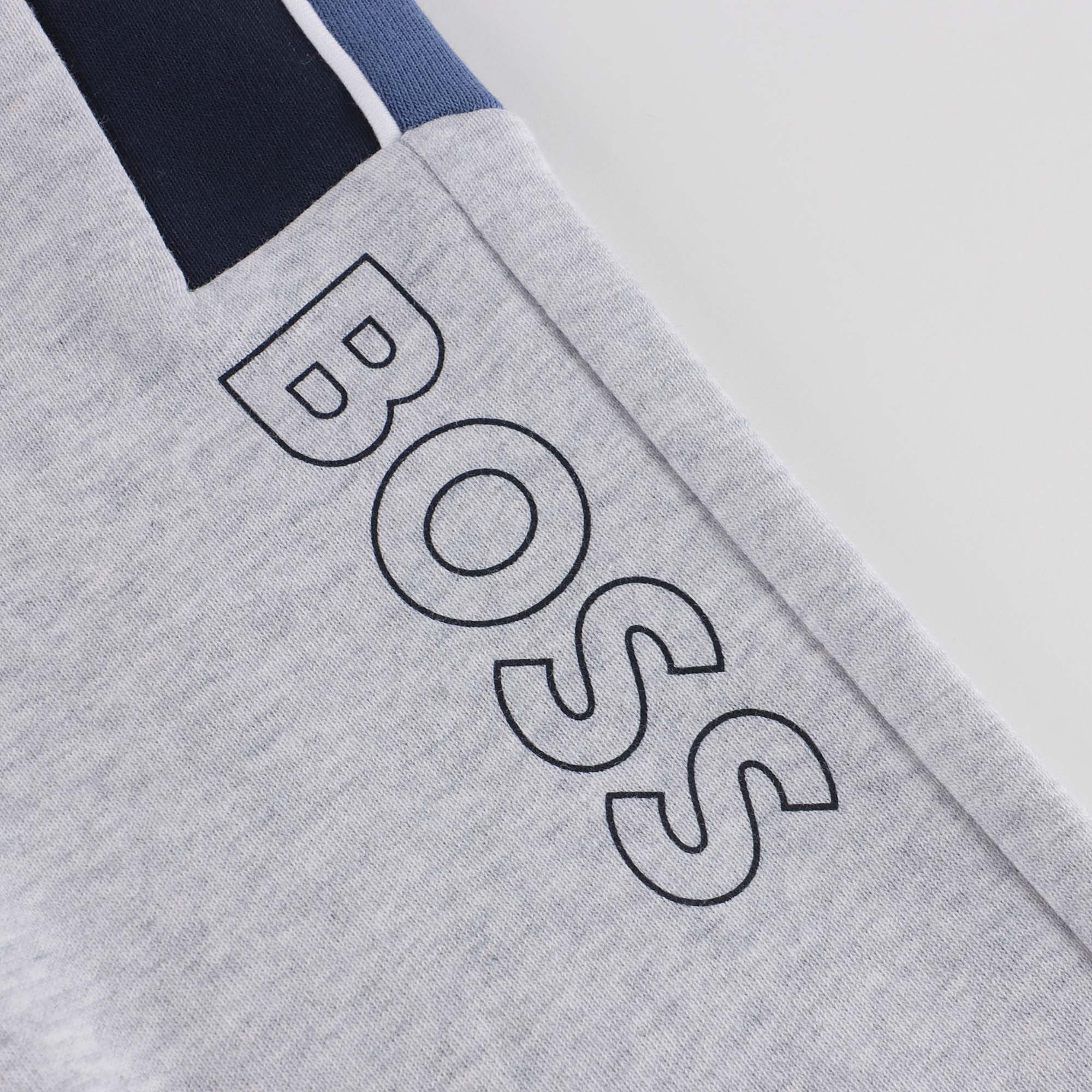 Boys Grey Cotton Trousers