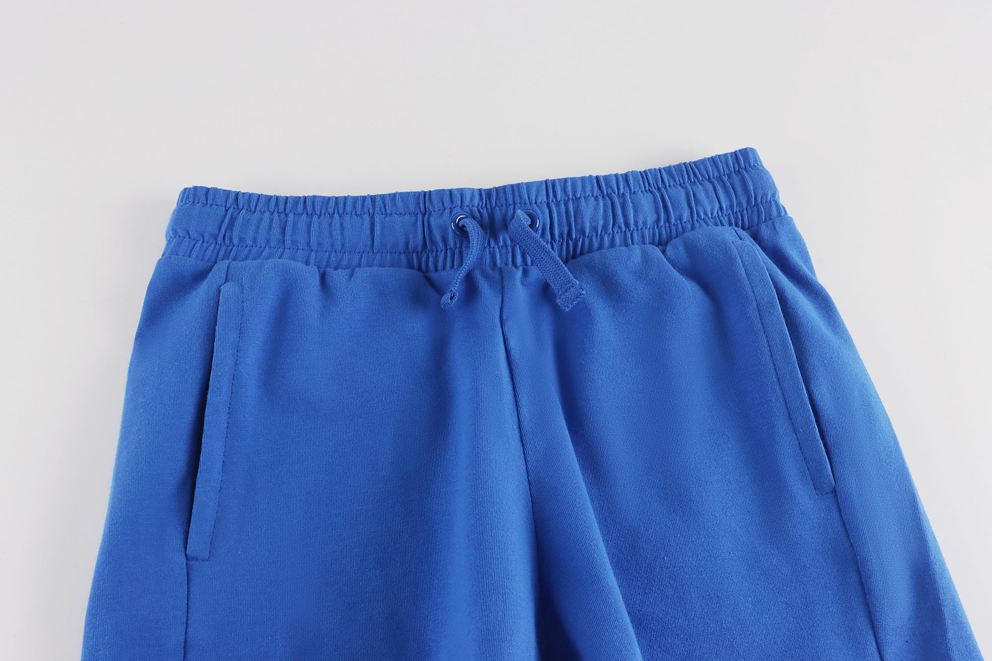 Boys Blue Logo Cotton Shorts