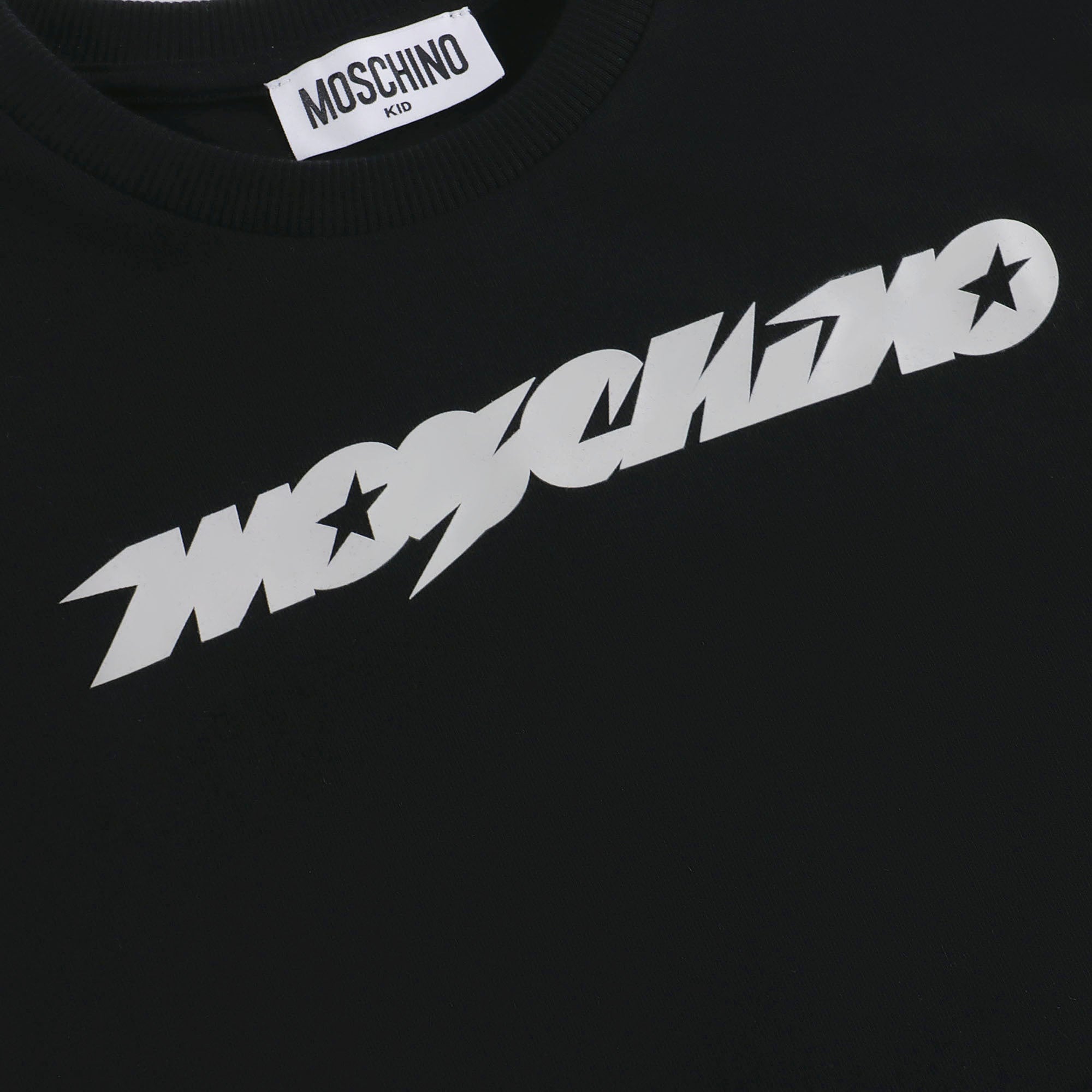 Boys Black Cotton T-Shirt