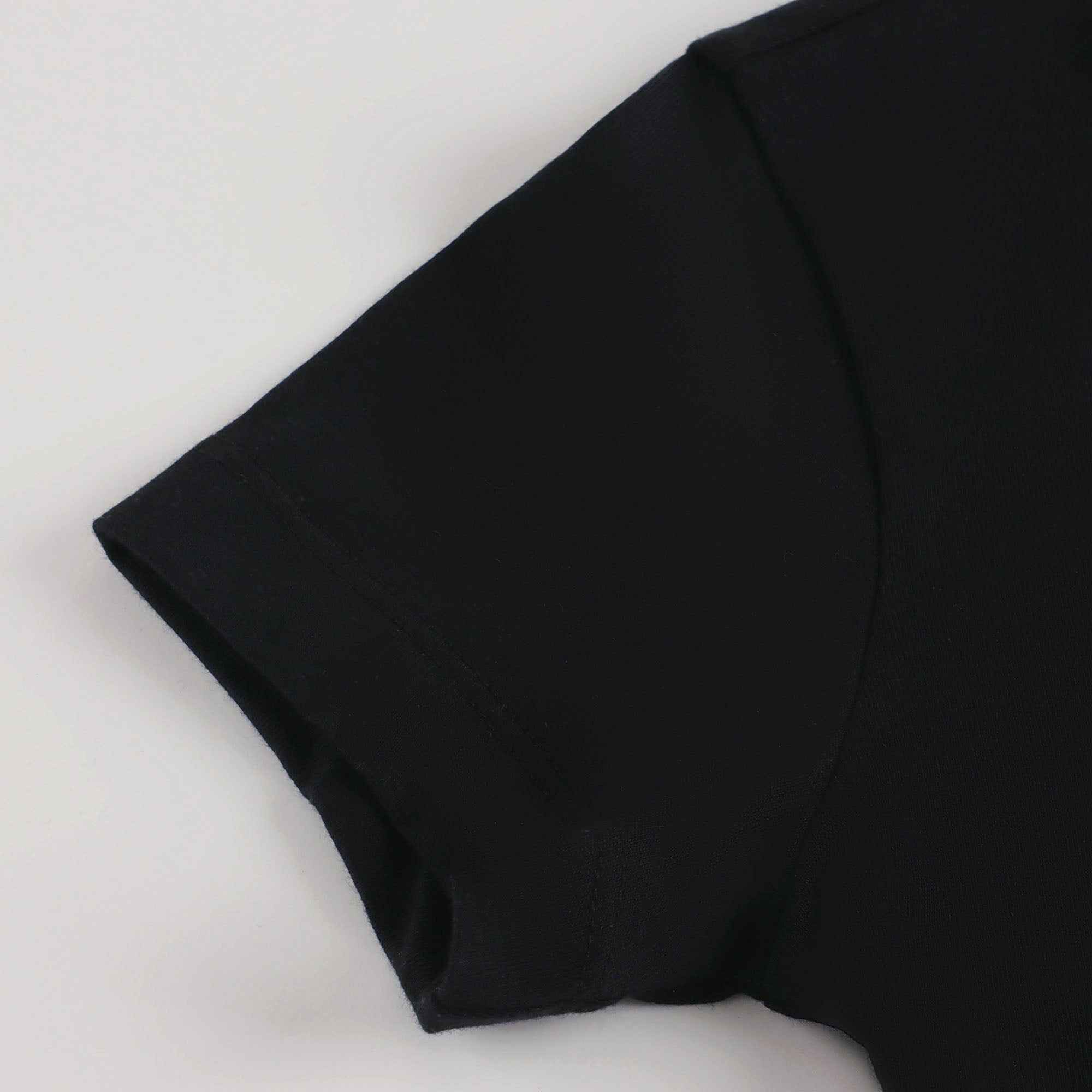 Boys Black Cotton T-Shirt