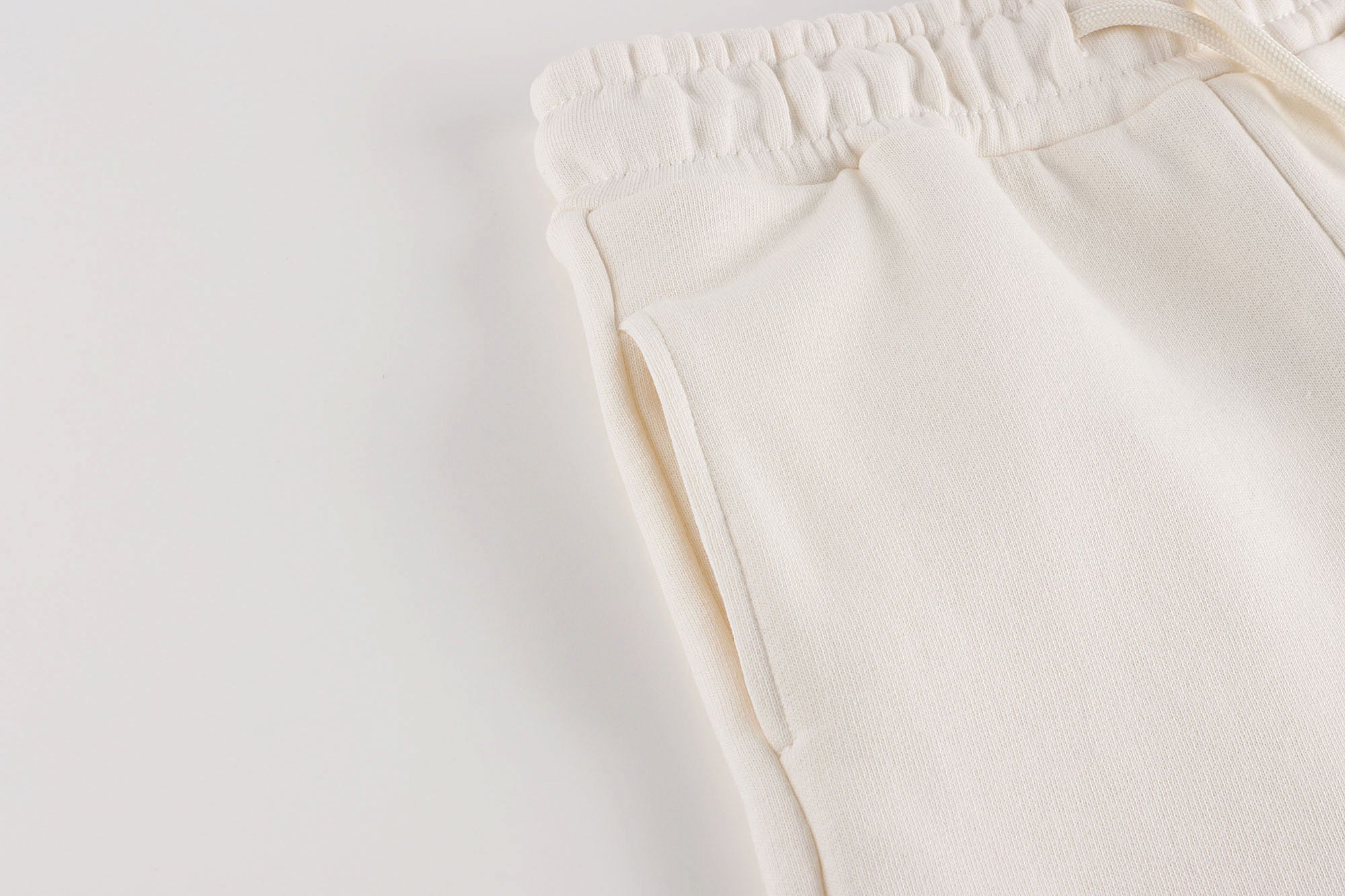 Boys & Girls White Cotton Shorts
