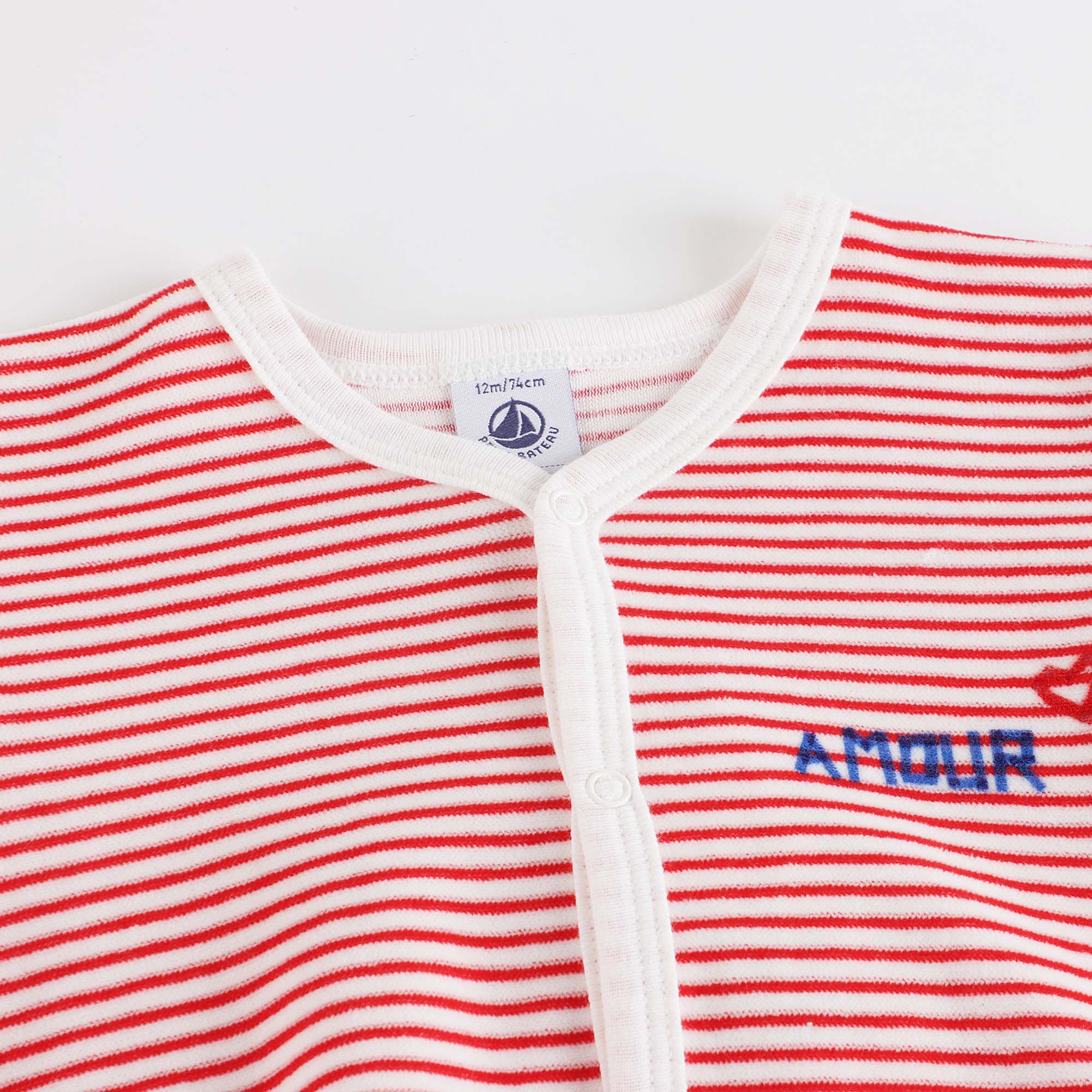 Baby Boys & Girls White Printed Cotton Babysuit
