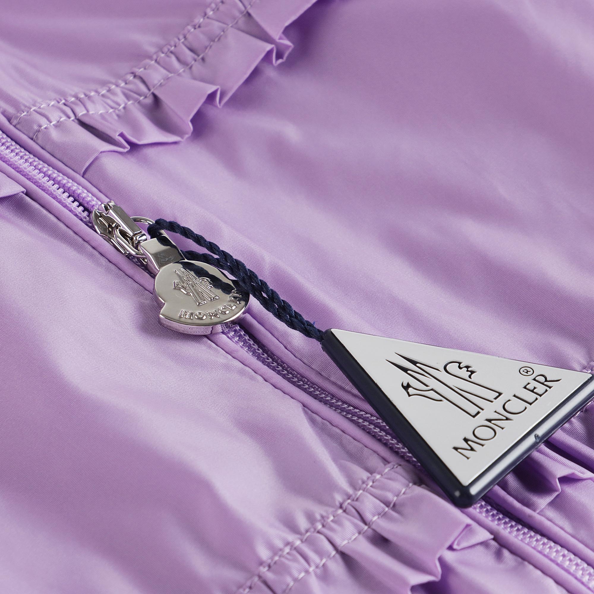 Baby Girls Purple Zip-Up Jacket