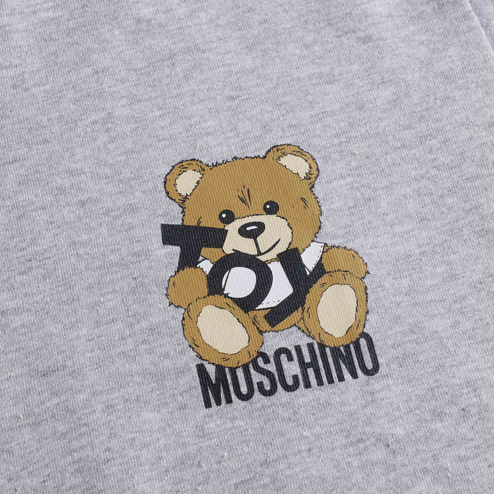Boys & Girls Grey Cotton T-Shirt