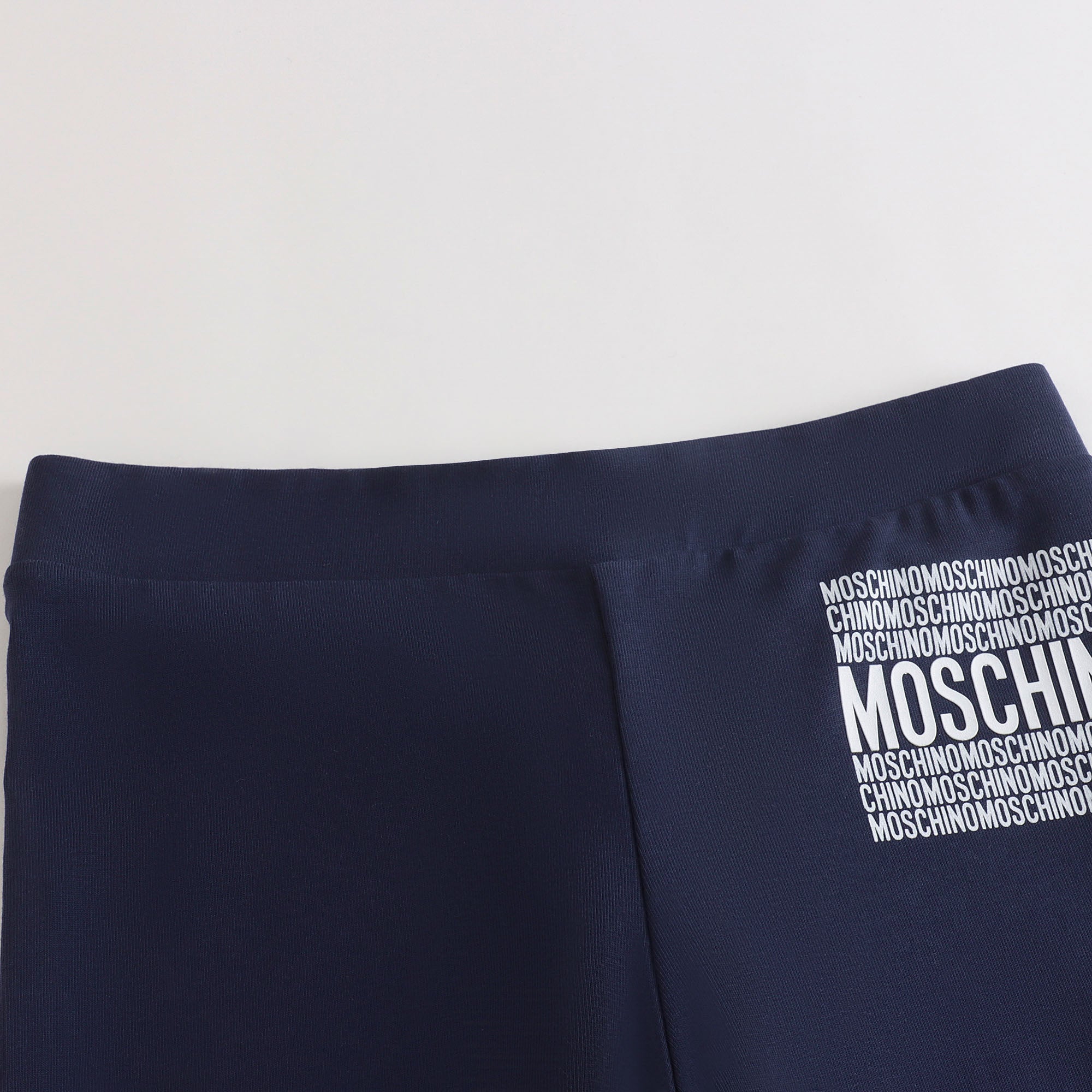 Girls Navy Cotton Shorts